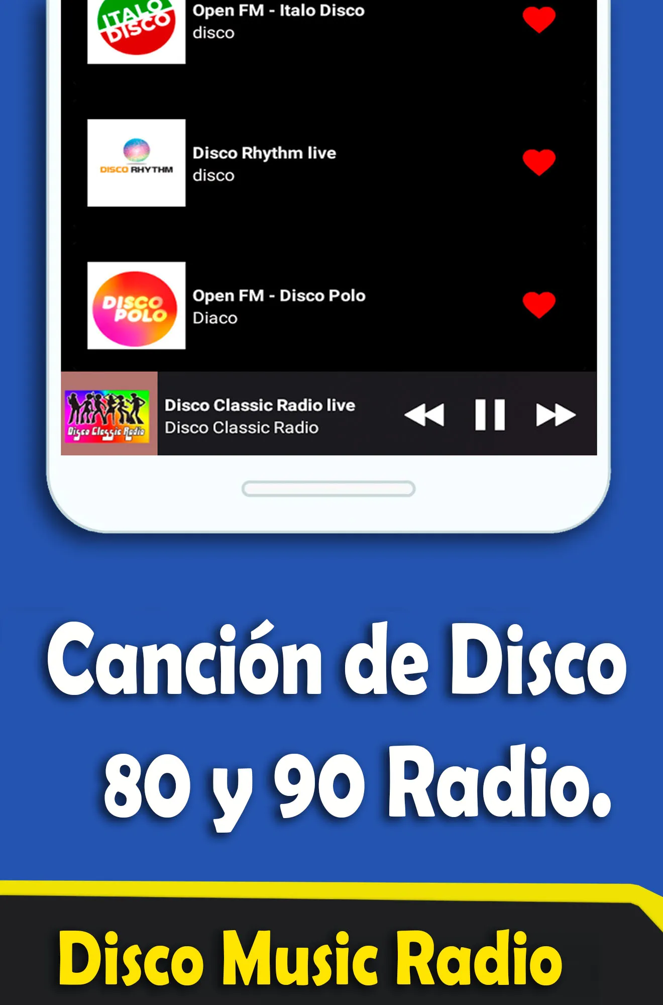 Disco Music 70 80 90 | Indus Appstore | Screenshot