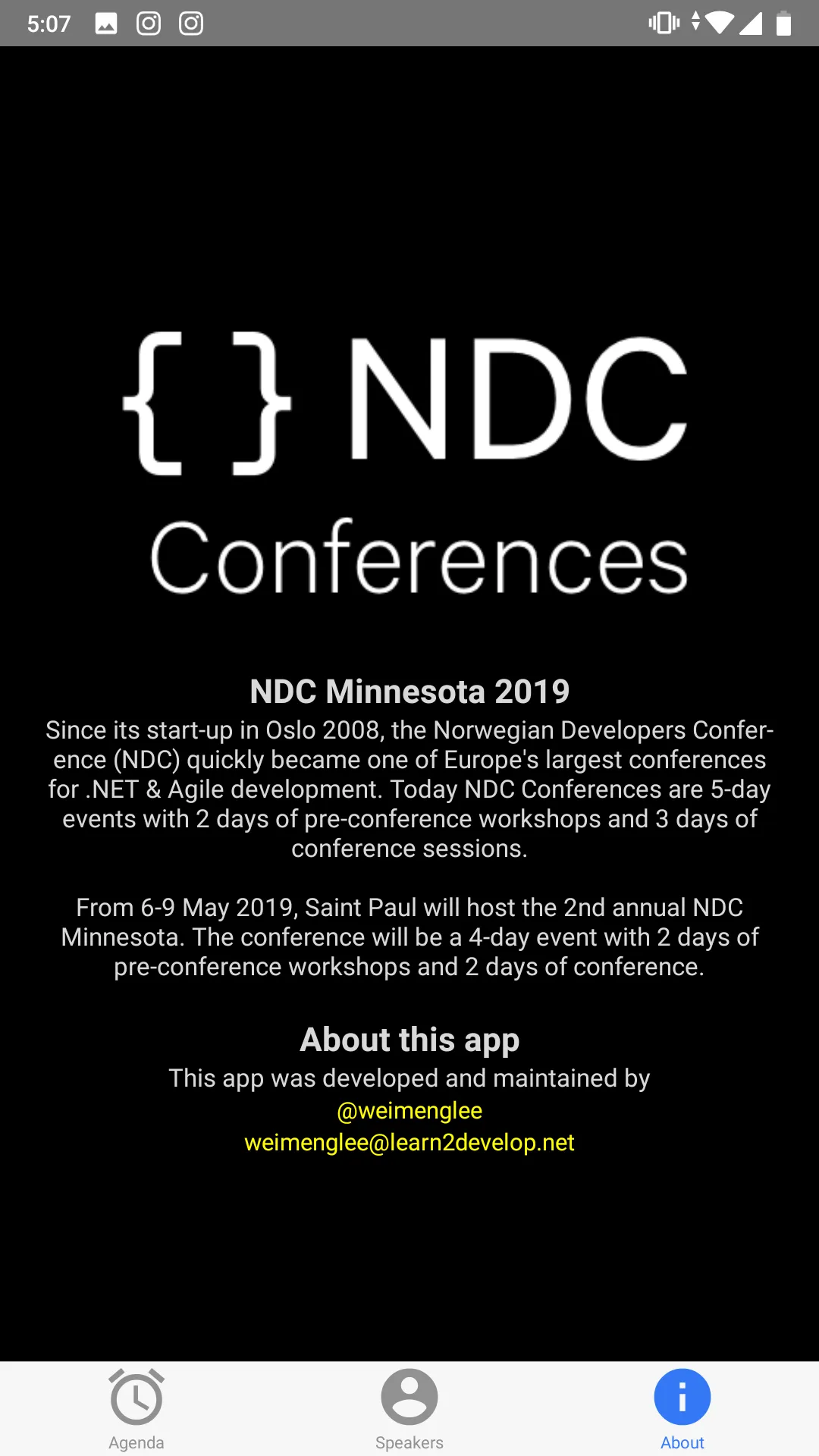 NDC Conferences | Indus Appstore | Screenshot