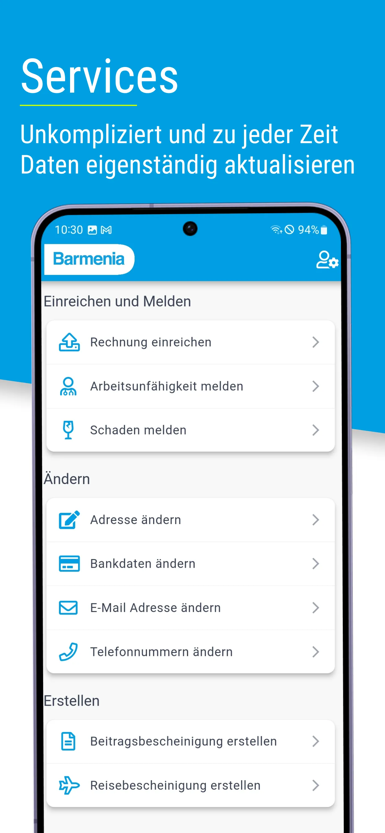 Barmenia | Indus Appstore | Screenshot