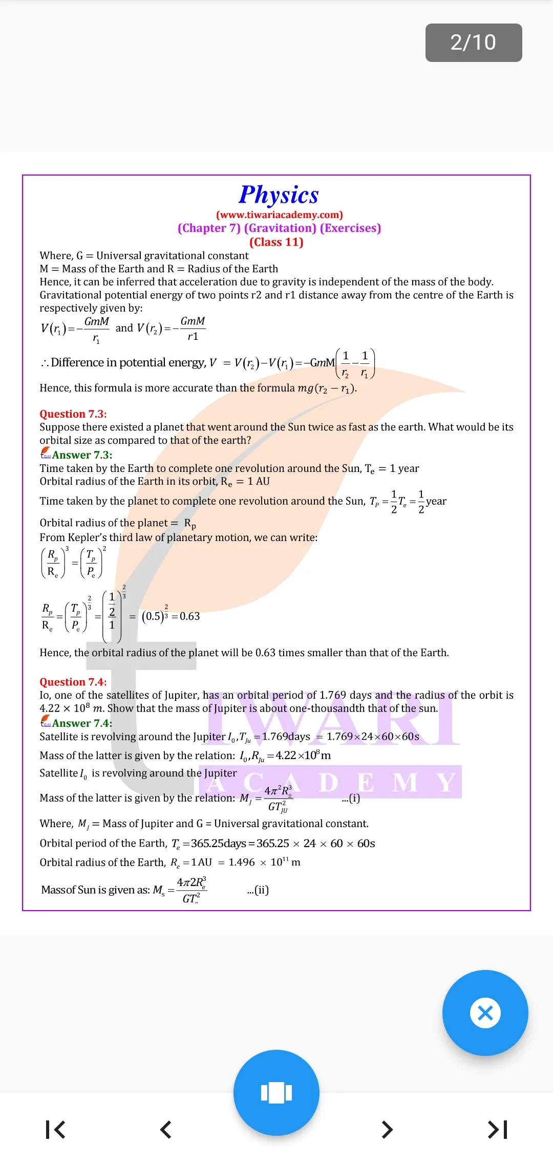 Class 11 Physics for 2023-24 | Indus Appstore | Screenshot