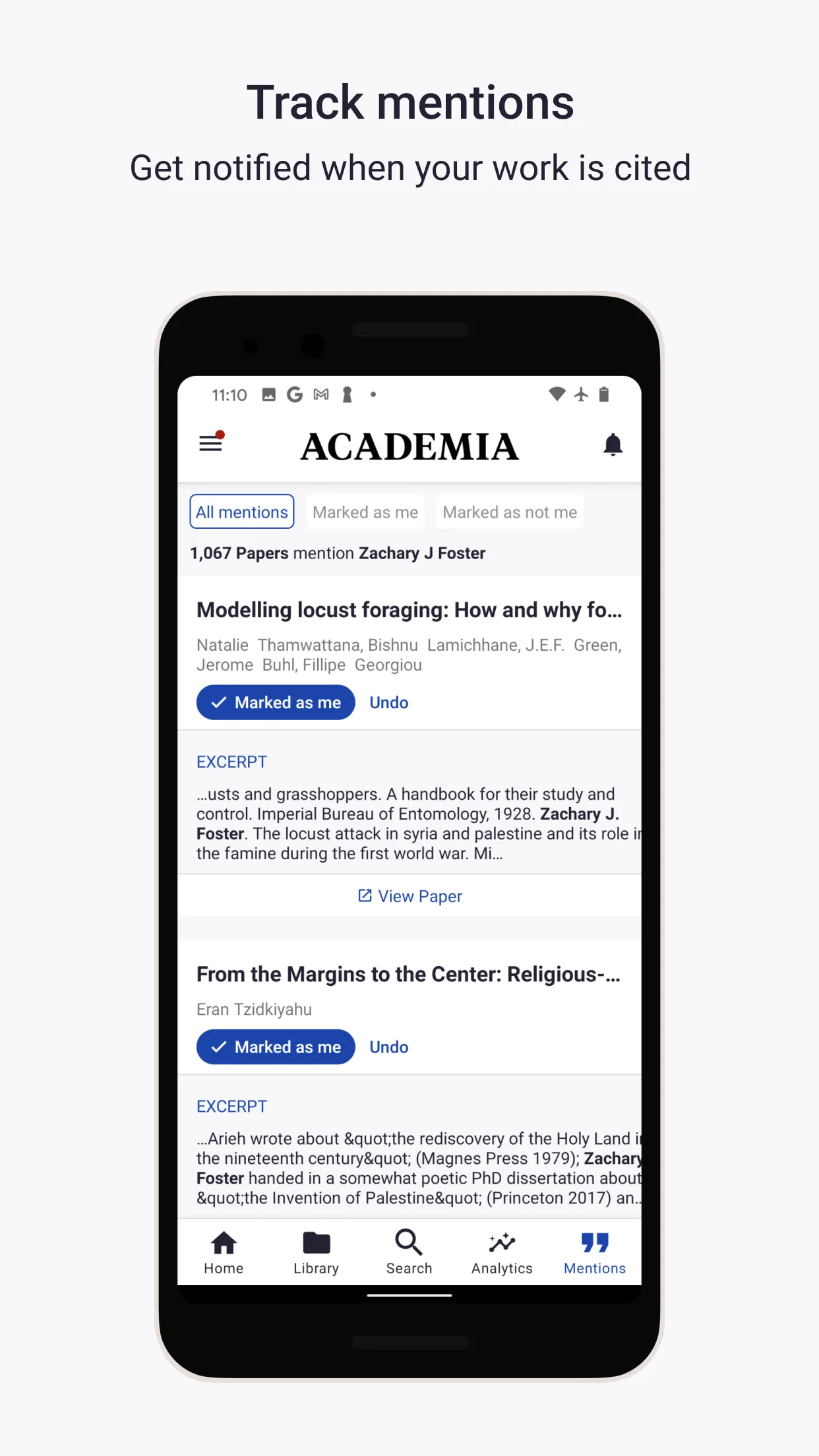 Academia.edu | Indus Appstore | Screenshot