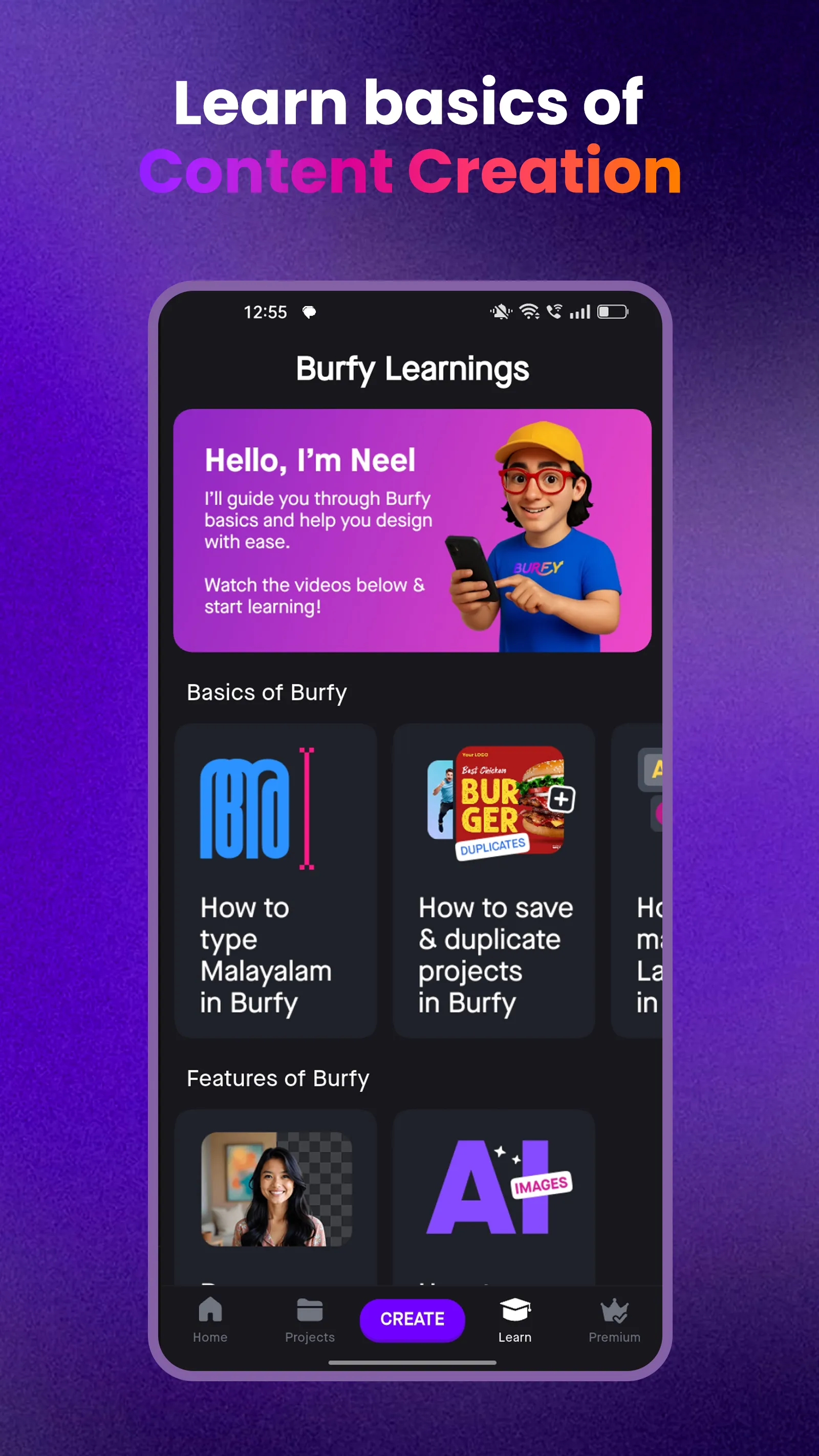 Burfy - Localised Design Tool | Indus Appstore | Screenshot