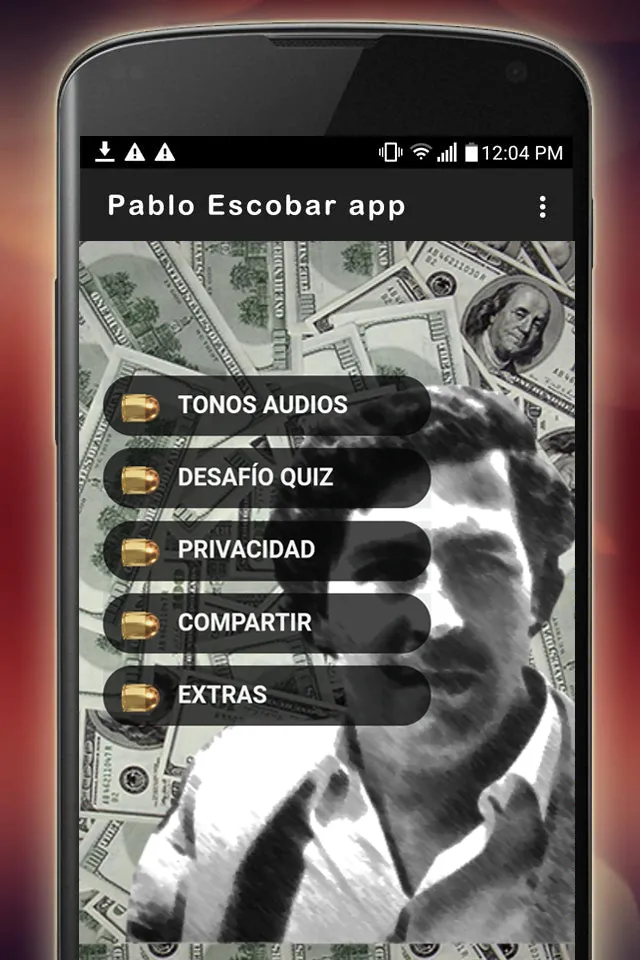 Pablo Escobar audios, frases | Indus Appstore | Screenshot