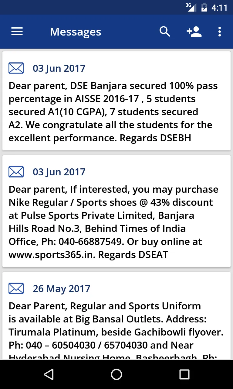 DSE Parent Portal | Indus Appstore | Screenshot