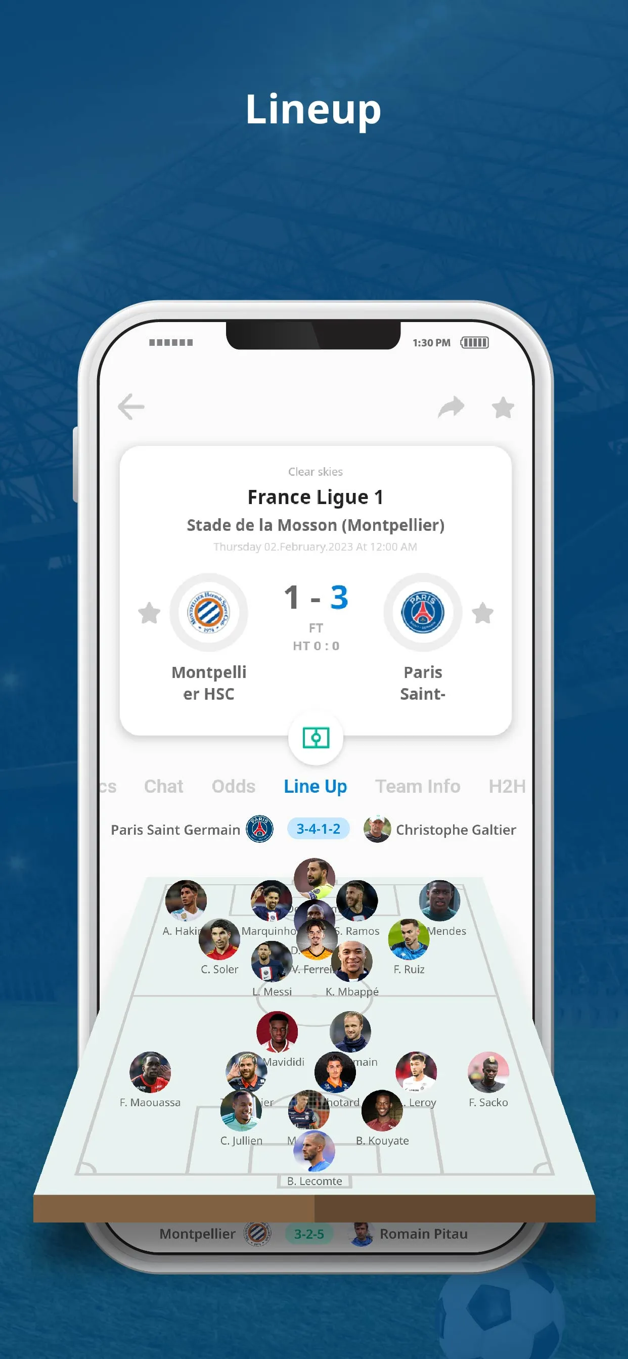 OneScore - Live Sports Scores | Indus Appstore | Screenshot