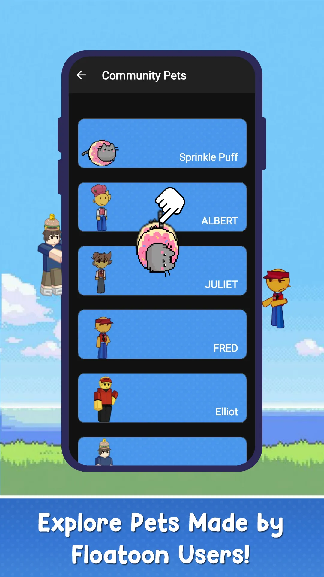 Floatoon: Create Shimeji Pets | Indus Appstore | Screenshot