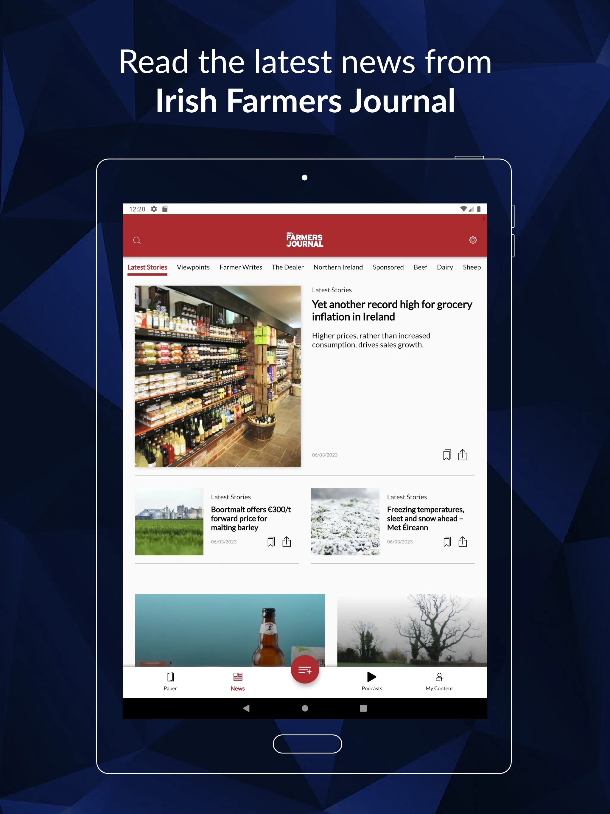 Irish Farmers Journal Live | Indus Appstore | Screenshot