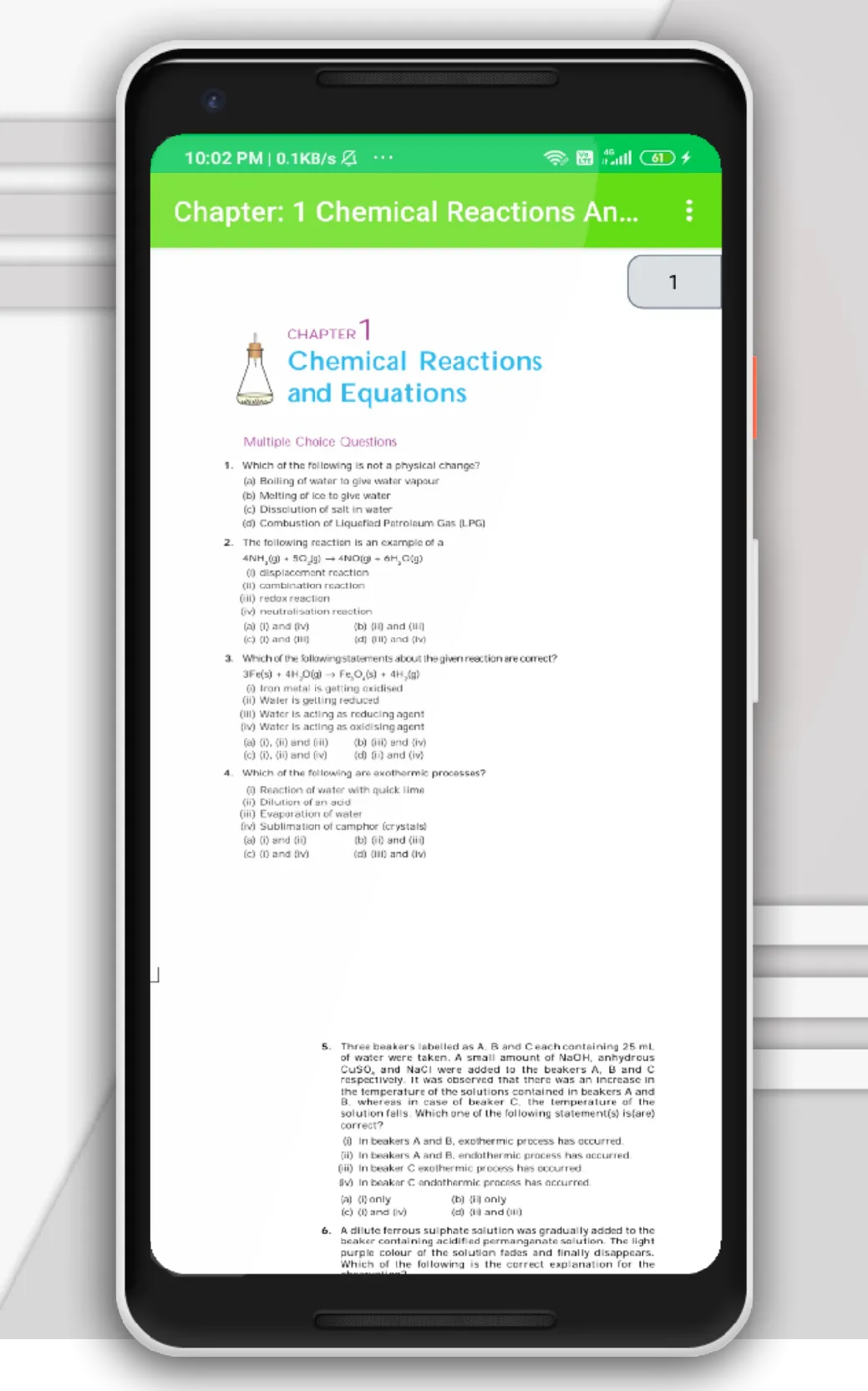 Class 10 Science Solutions | Indus Appstore | Screenshot