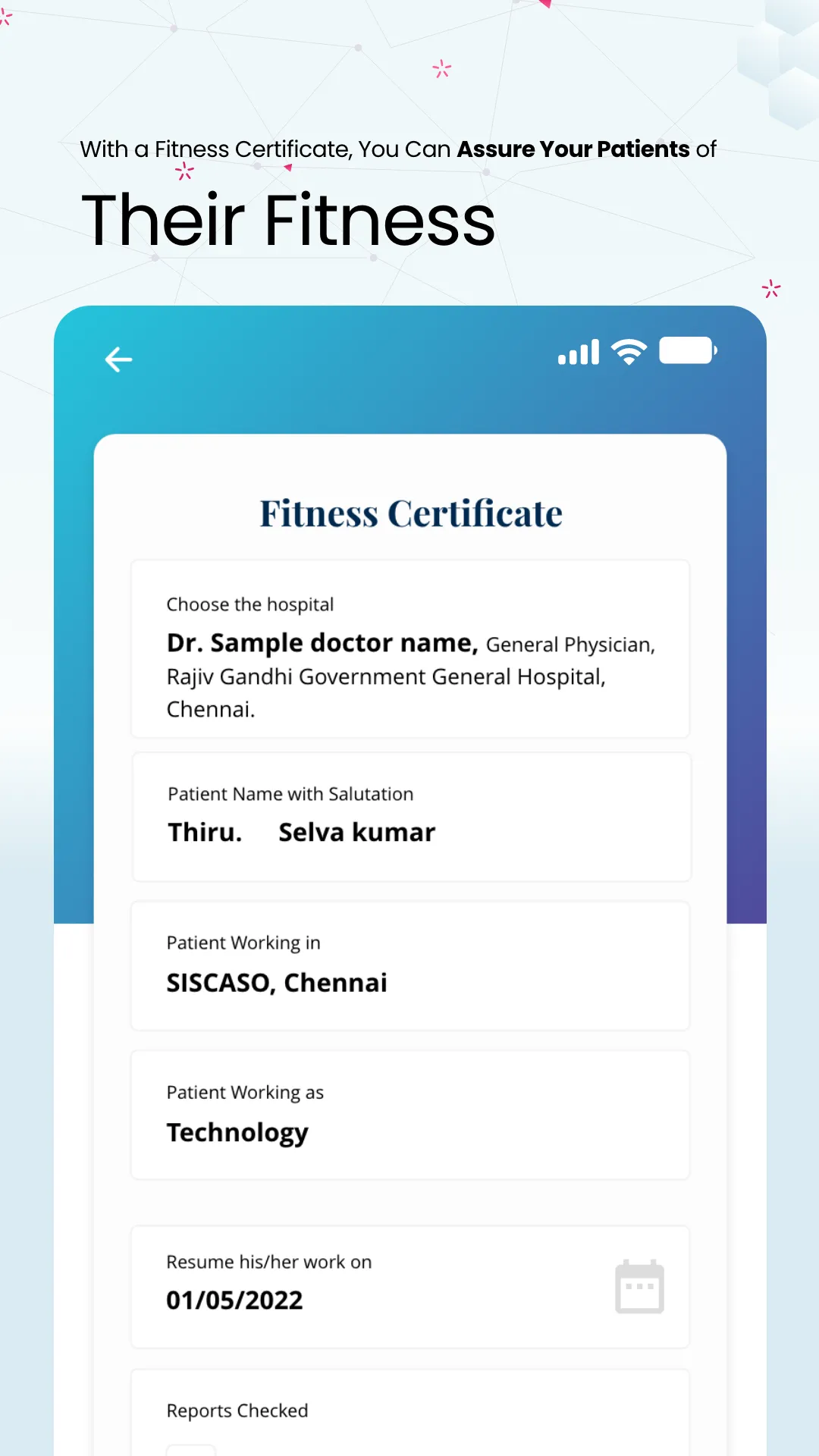 Doctors Certificate App - TNMC | Indus Appstore | Screenshot