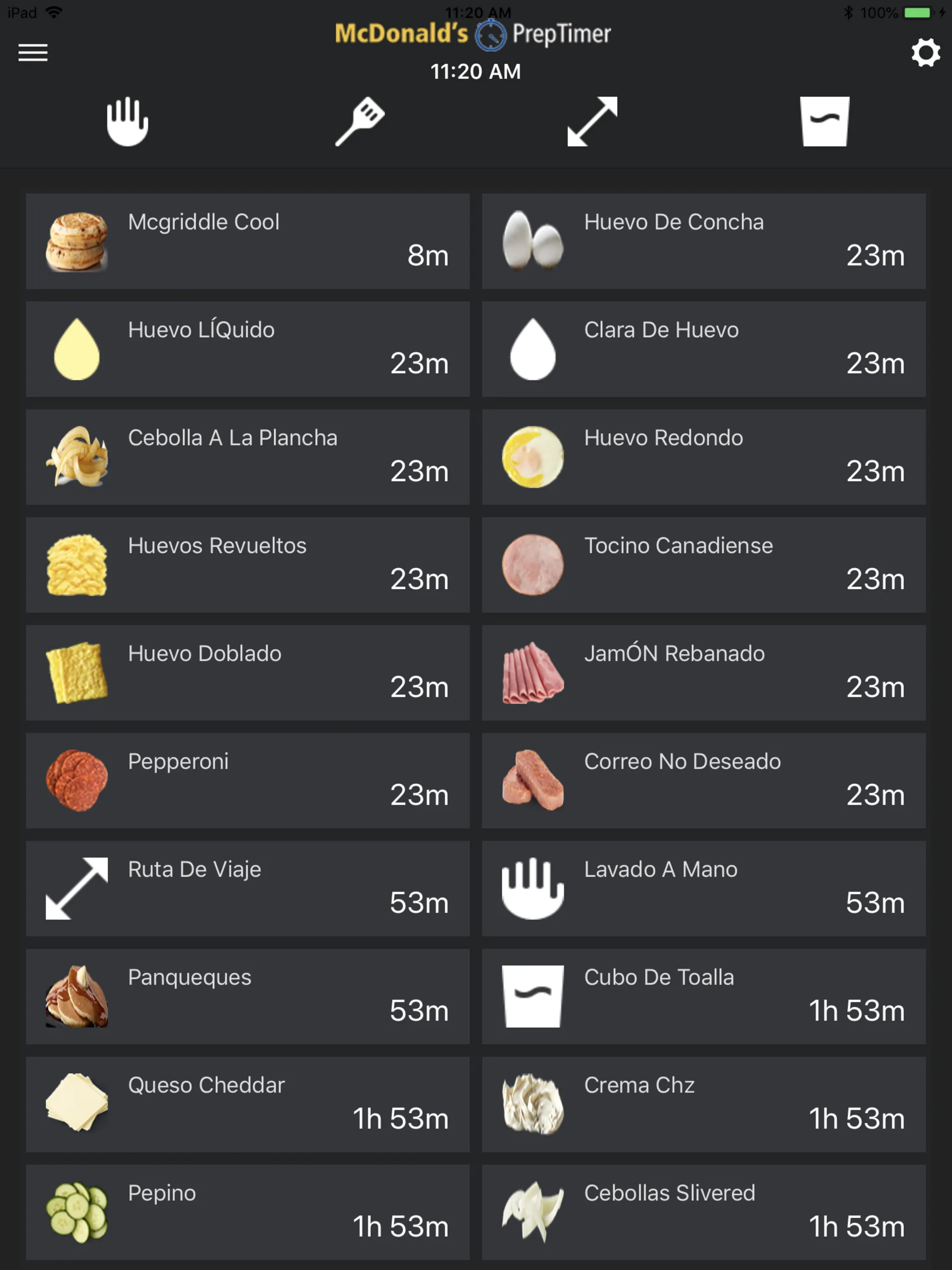 McDonalds Prep Timer | Indus Appstore | Screenshot