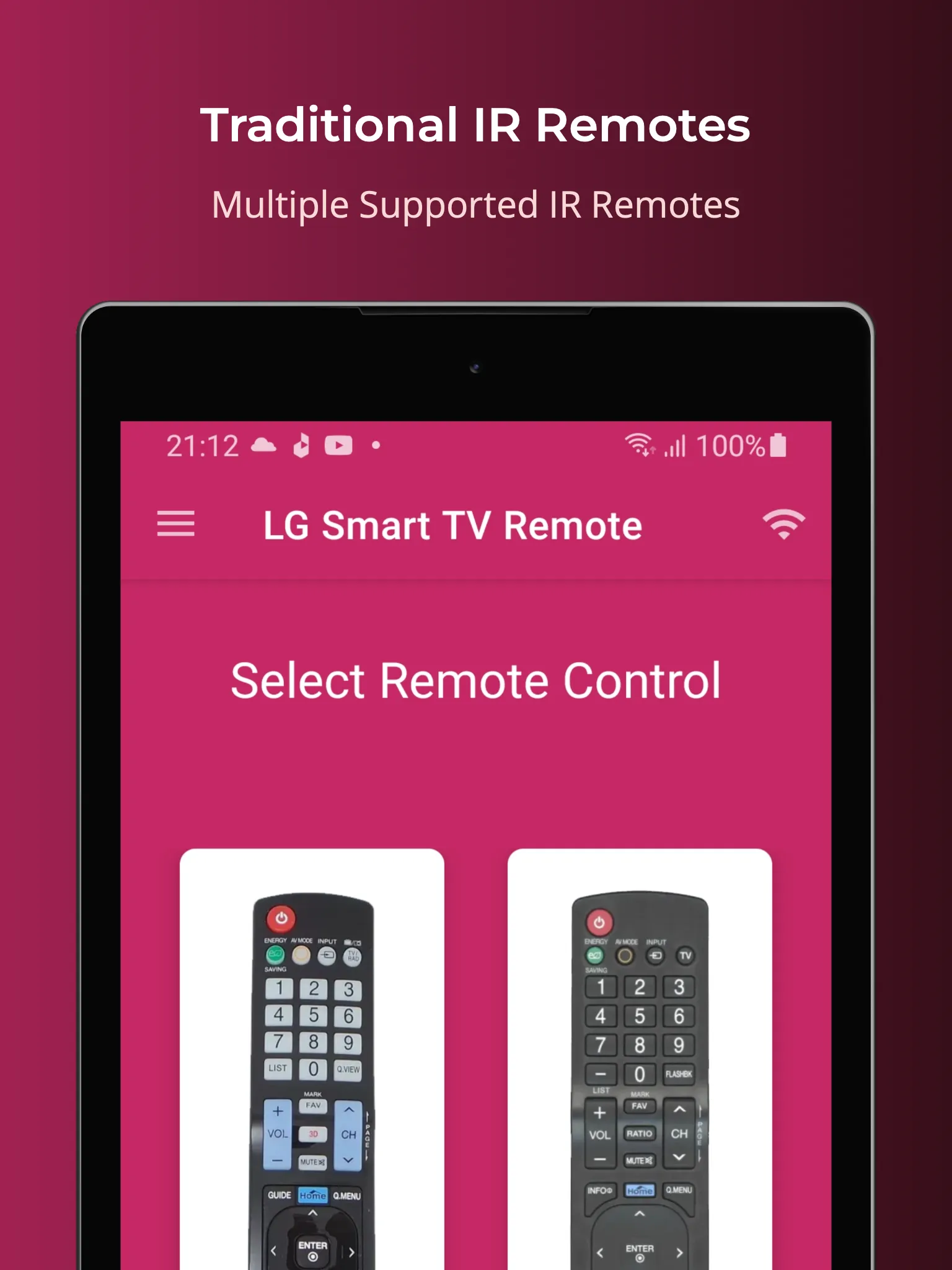 LG Universal TV Remote | Indus Appstore | Screenshot