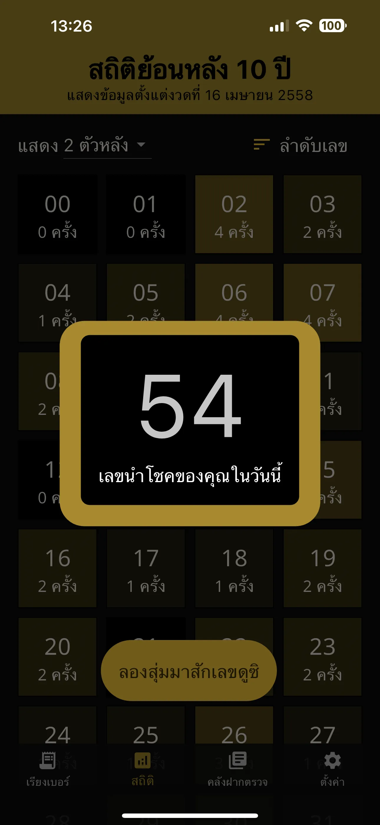 ตรวจลอตเตอรี่ - หวย เลขเด็ด | Indus Appstore | Screenshot