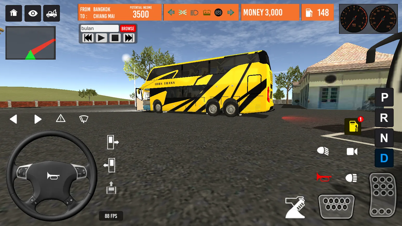 Thailand Bus Simulator | Indus Appstore | Screenshot