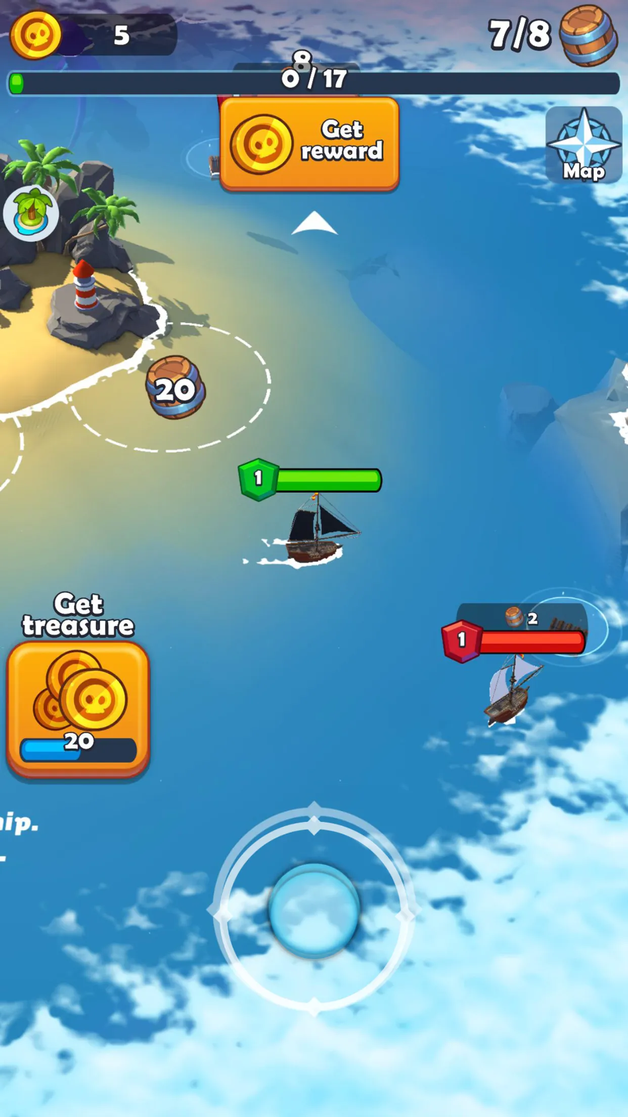 Pirate Raid - Caribbean Battle | Indus Appstore | Screenshot