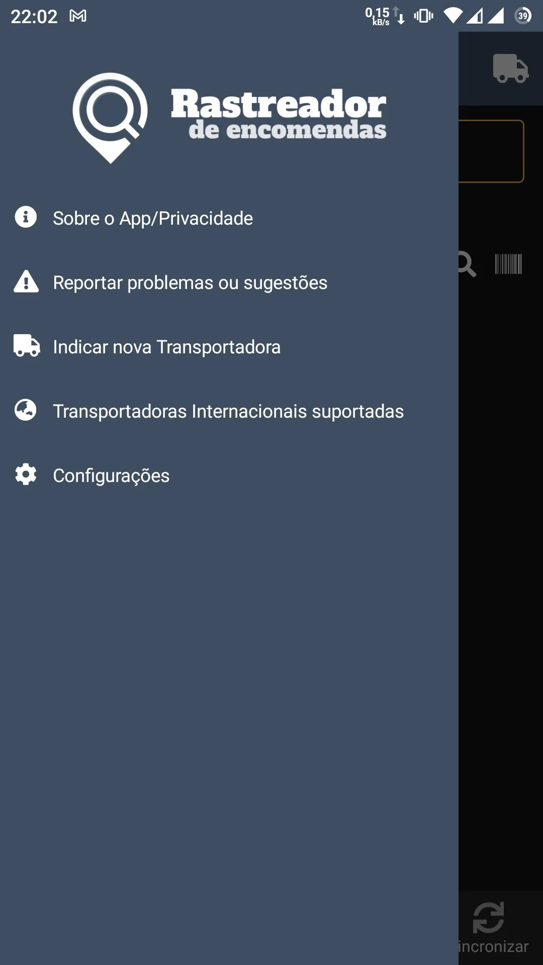 Rastreador de Encomendas | Indus Appstore | Screenshot