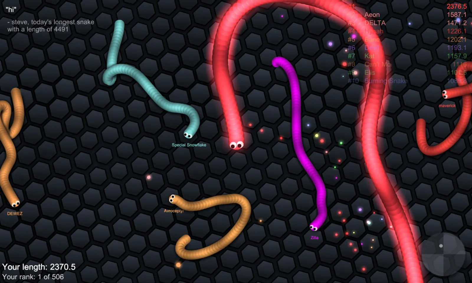 slither.io | Indus Appstore | Screenshot