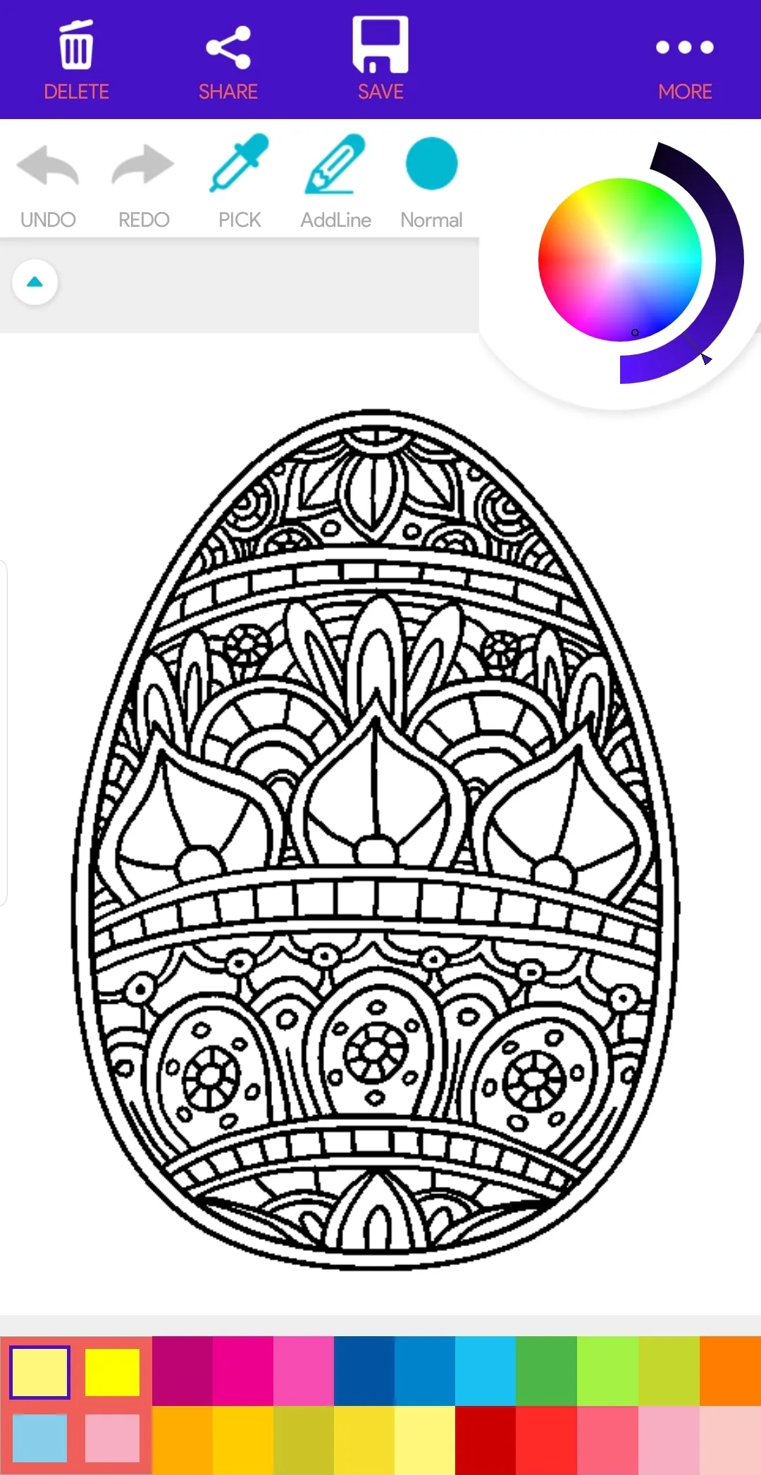 Easter Egg Coloring Book | Indus Appstore | Screenshot