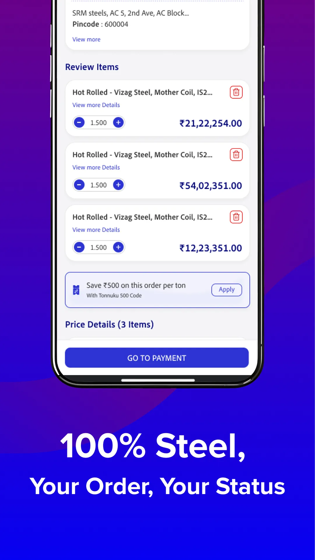Hashtagsteel | Indus Appstore | Screenshot