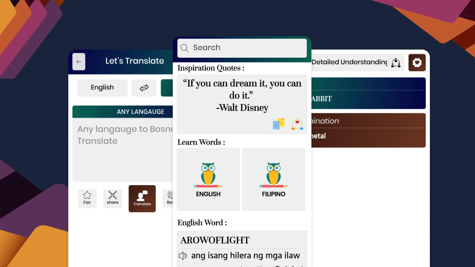 Filipino English Translator | Indus Appstore | Screenshot