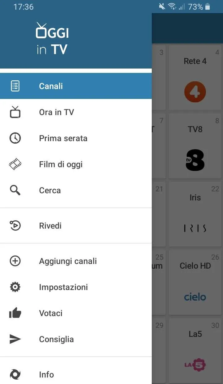 Oggi in TV - Guida TV | Indus Appstore | Screenshot