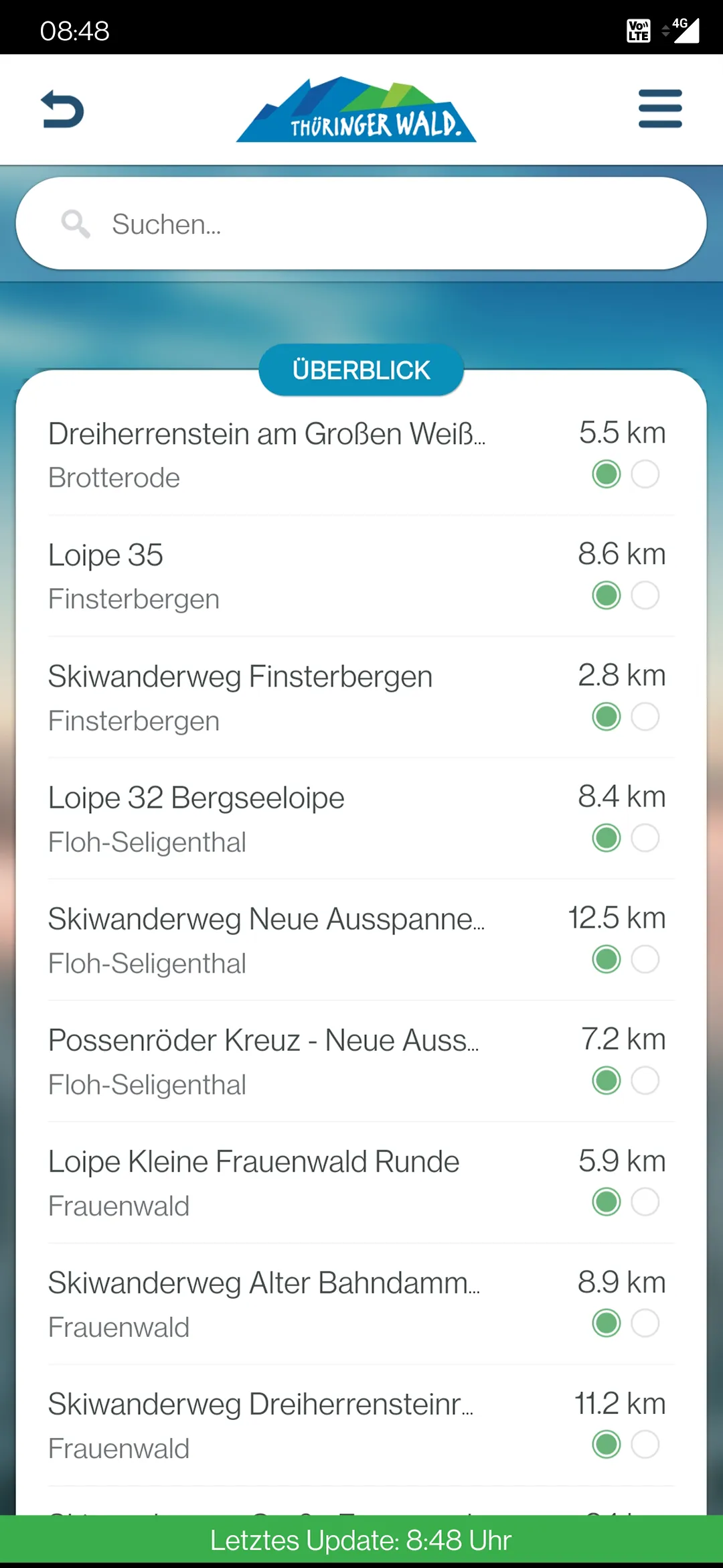 SchneeApp Thüringer Wald | Indus Appstore | Screenshot