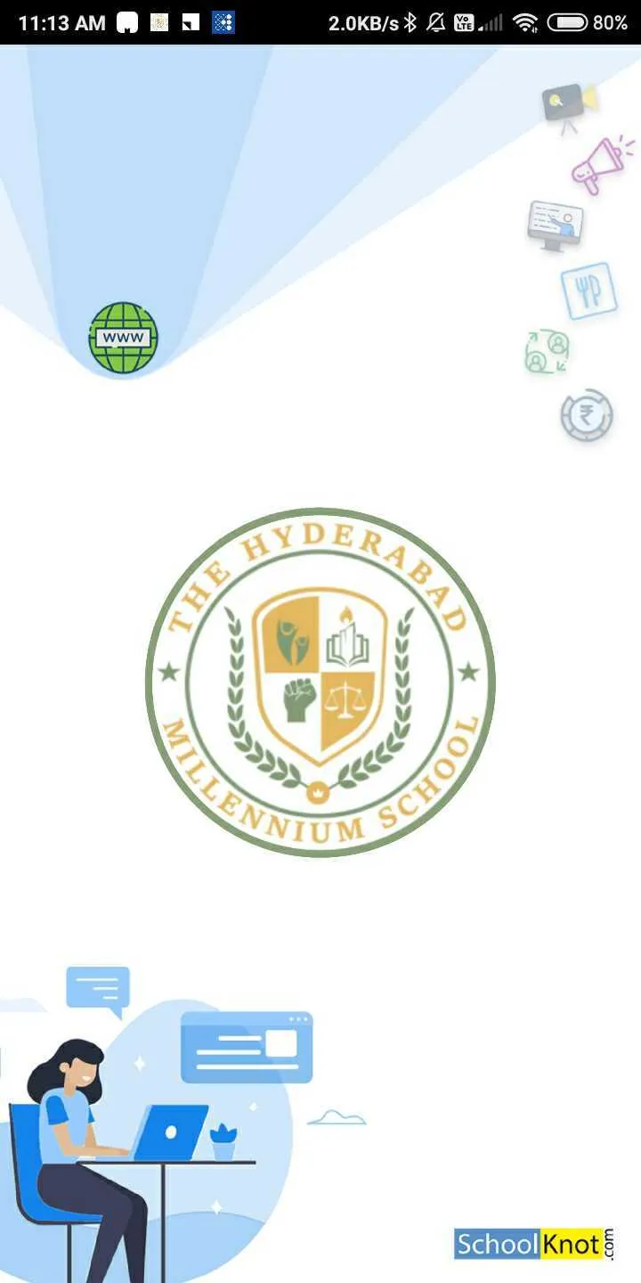 The Hyderabad Millennium Schoo | Indus Appstore | Screenshot