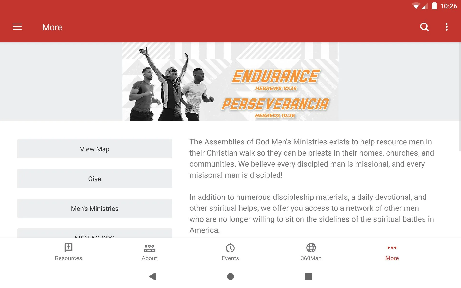 Mens Ministries | Indus Appstore | Screenshot