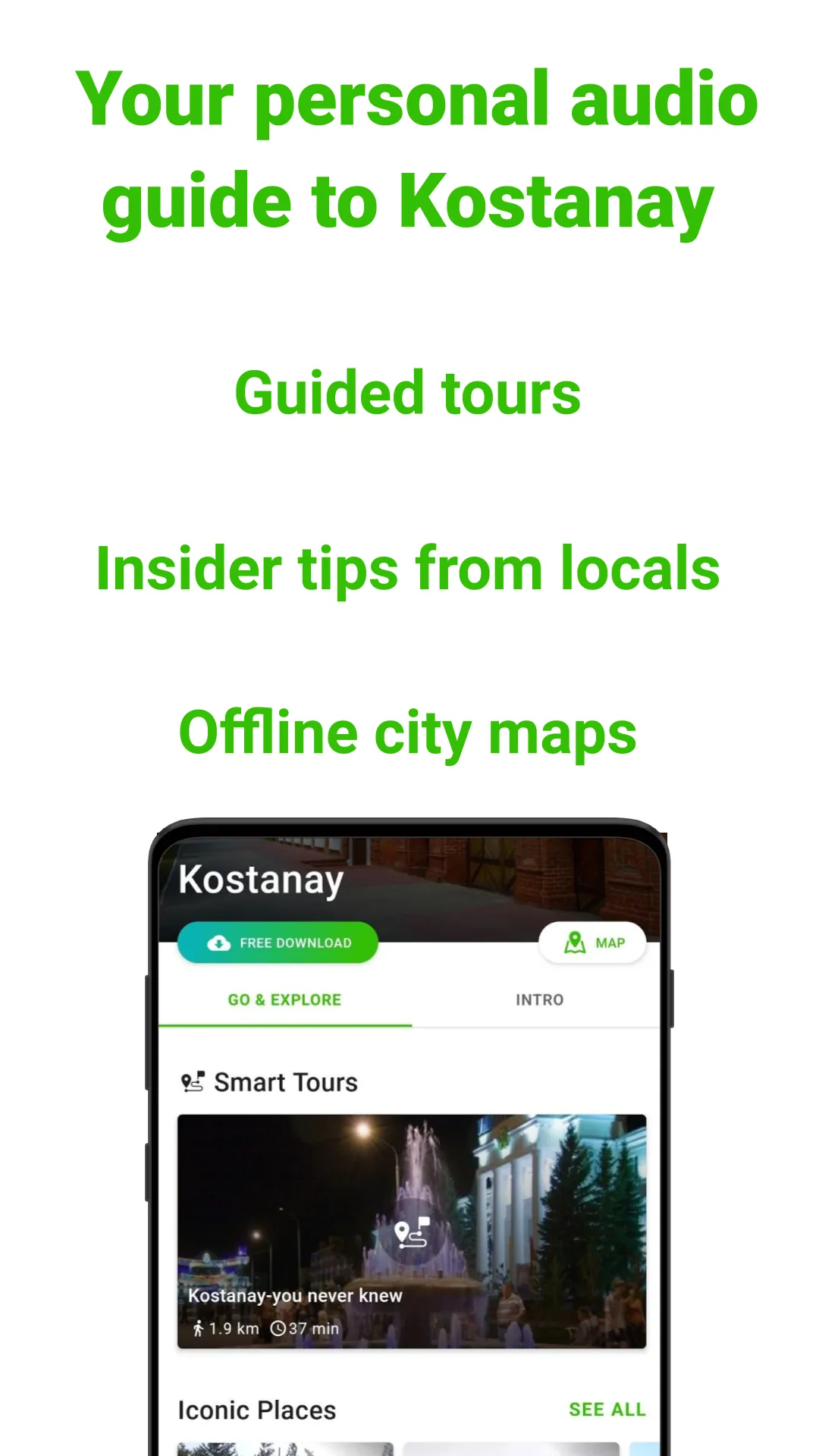 Kostanay Tour Guide:SmartGuide | Indus Appstore | Screenshot