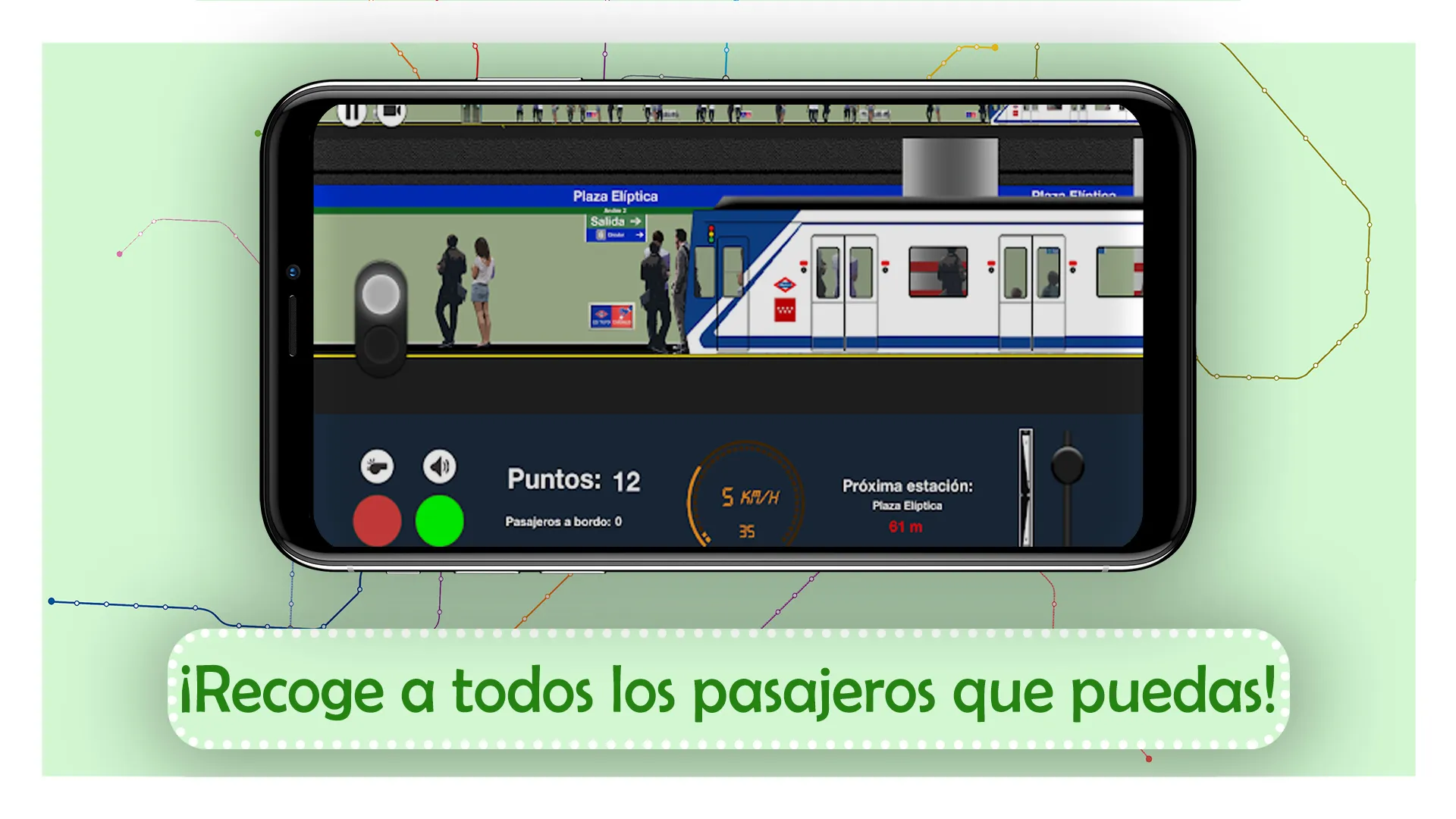 Metro Madrid 2D Simulator | Indus Appstore | Screenshot