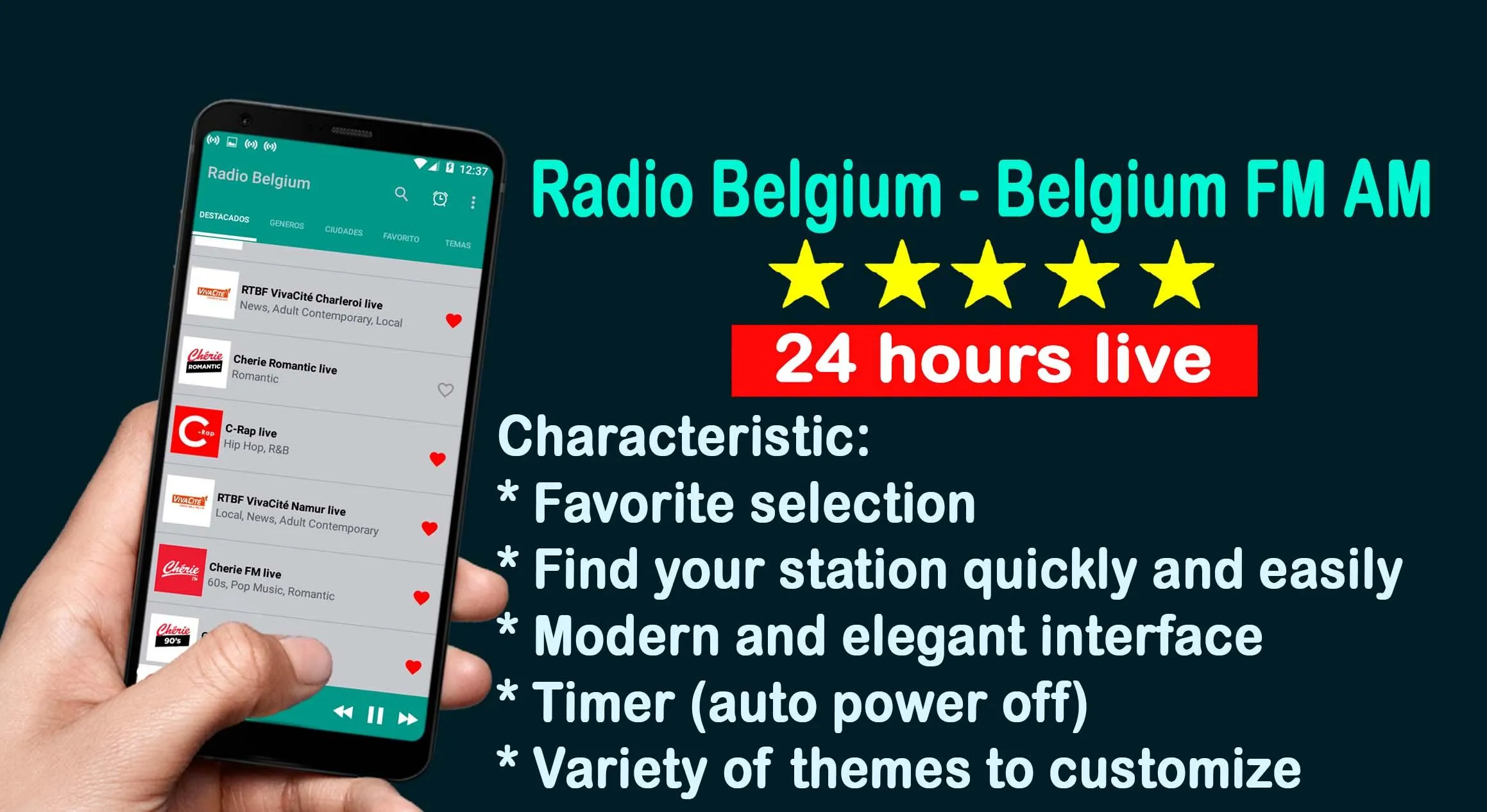 Radio Belgium Online | Indus Appstore | Screenshot