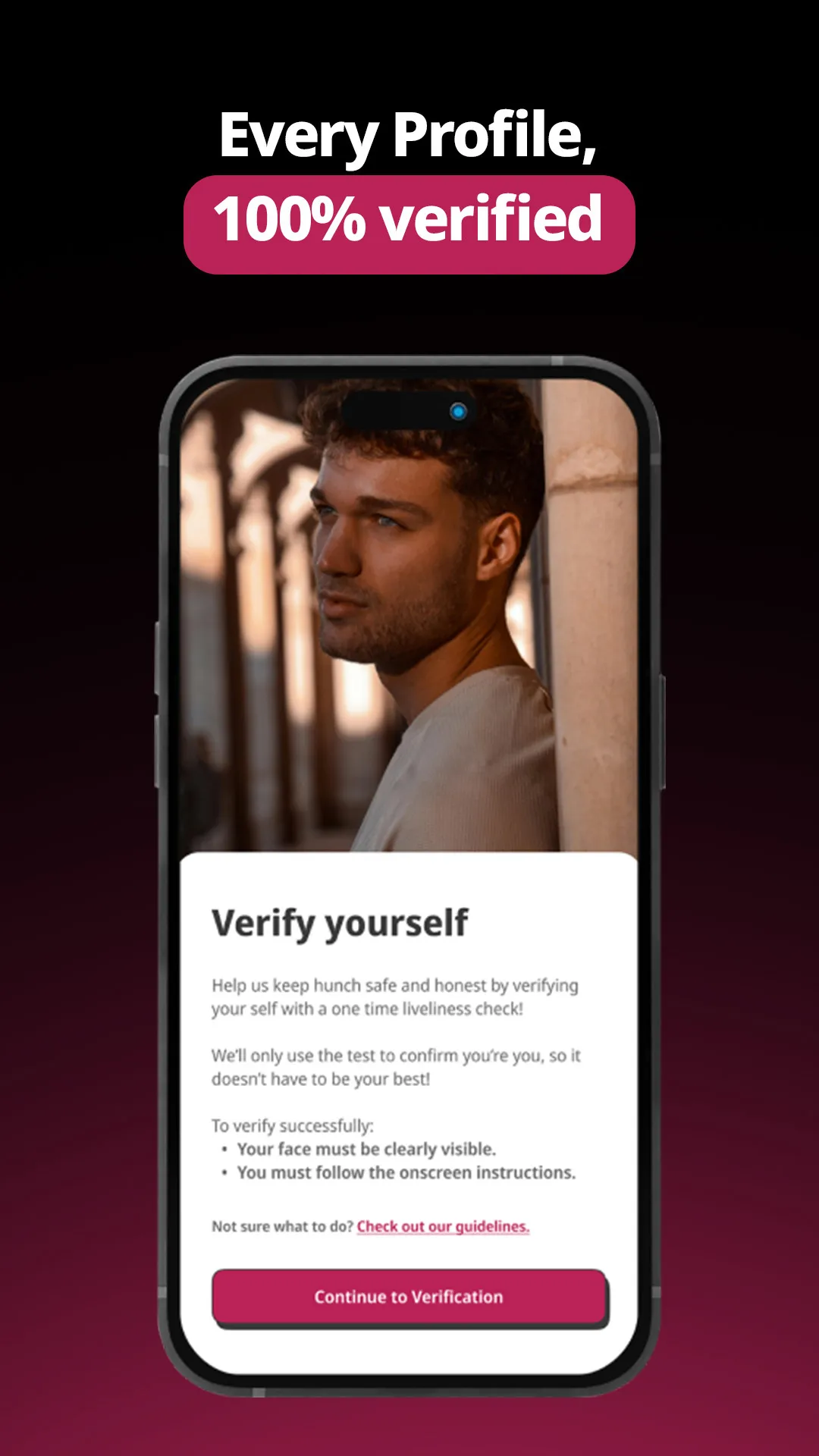 Hunch Dating App: Vibe & Meet | Indus Appstore | Screenshot