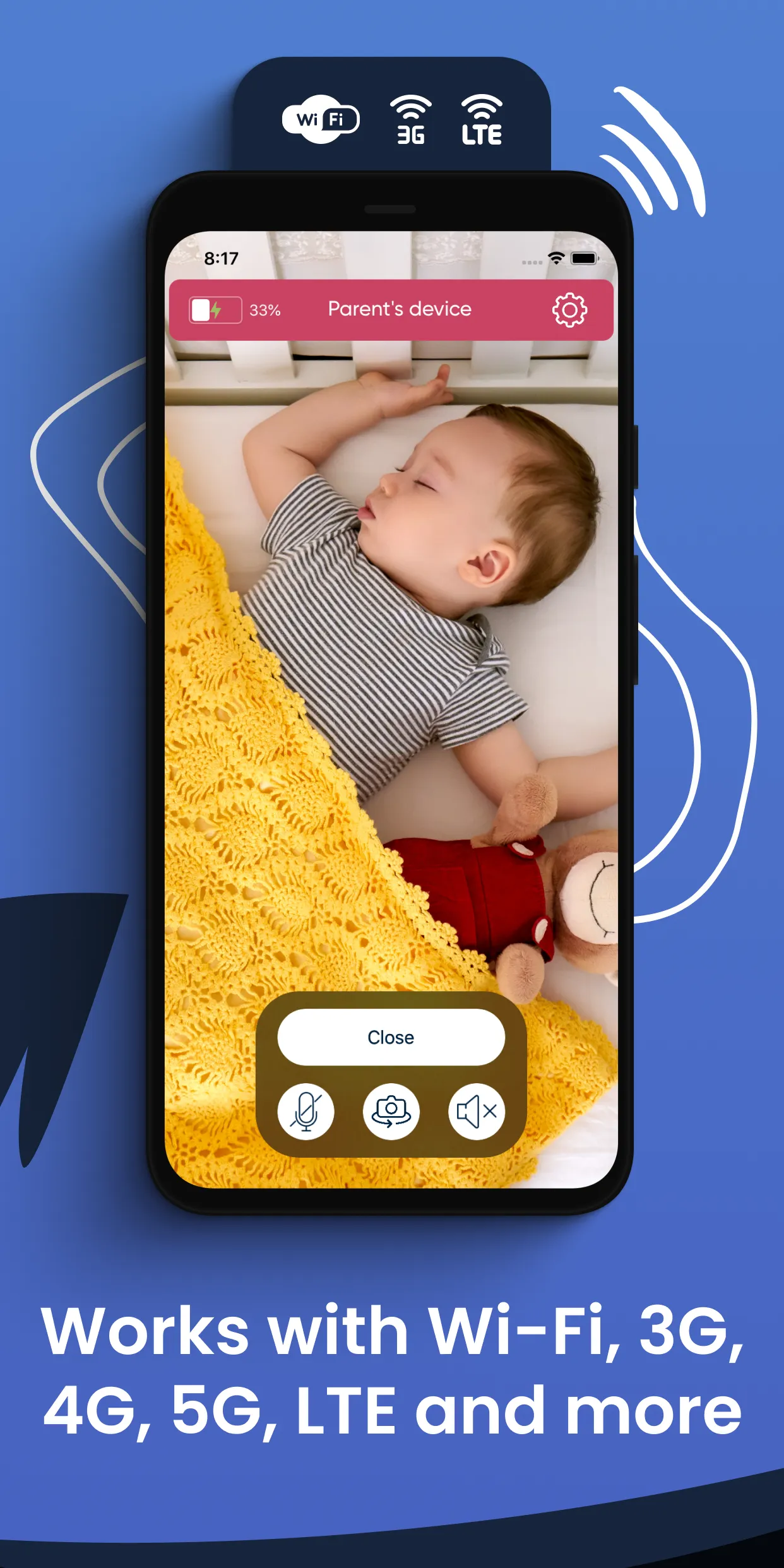 Baby Monitor Saby - 3G Babycam | Indus Appstore | Screenshot