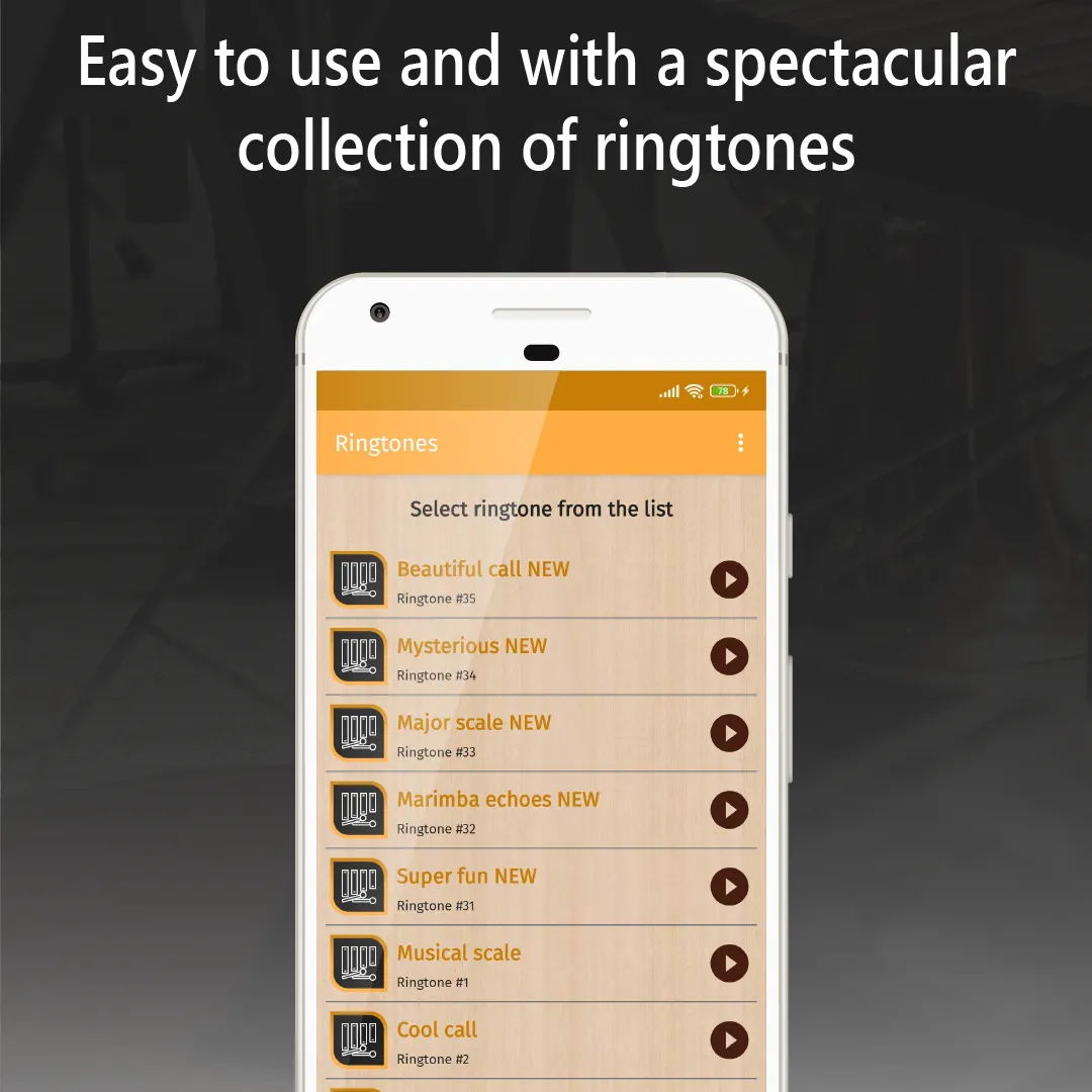 marimba ringtones for phone | Indus Appstore | Screenshot