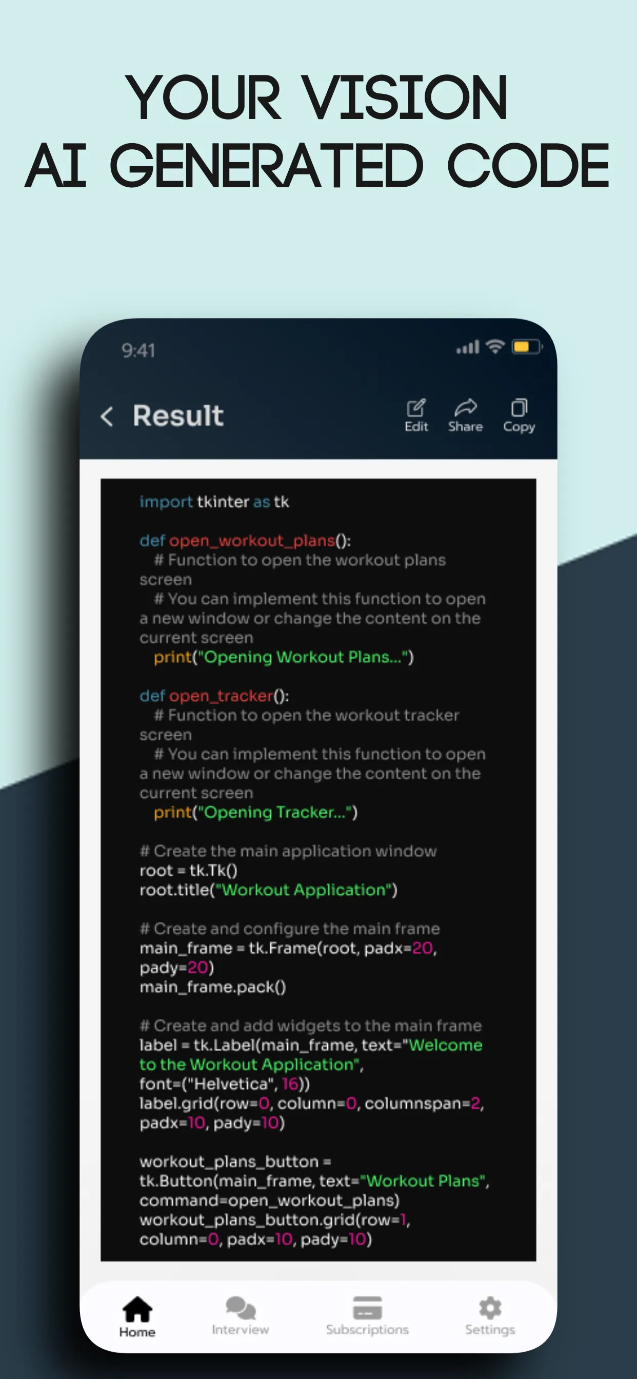 AI Code Generator: Code Editor | Indus Appstore | Screenshot