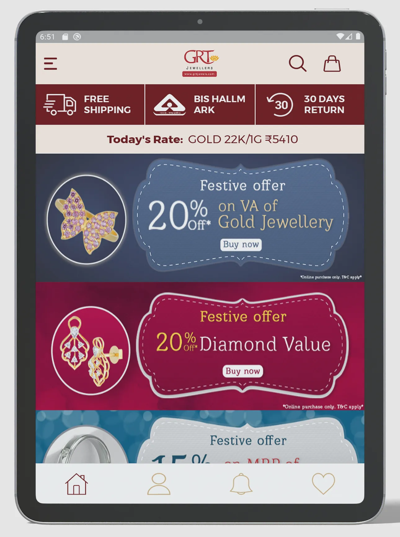 GRT Jewellers Online Shopping | Indus Appstore | Screenshot