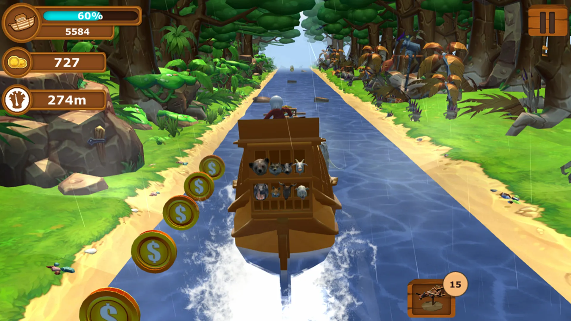 Mighty Noah Bible runner game | Indus Appstore | Screenshot