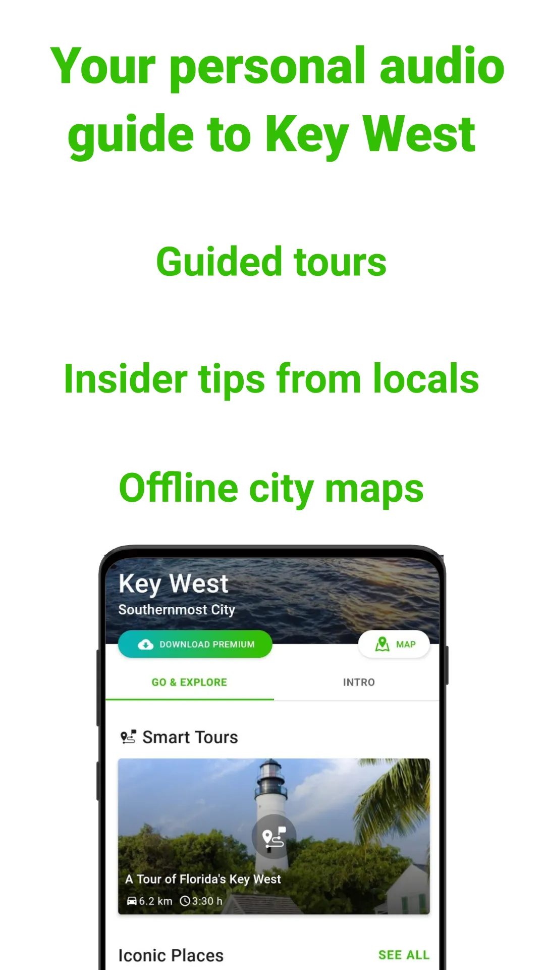 Key West Tour Guide:SmartGuide | Indus Appstore | Screenshot