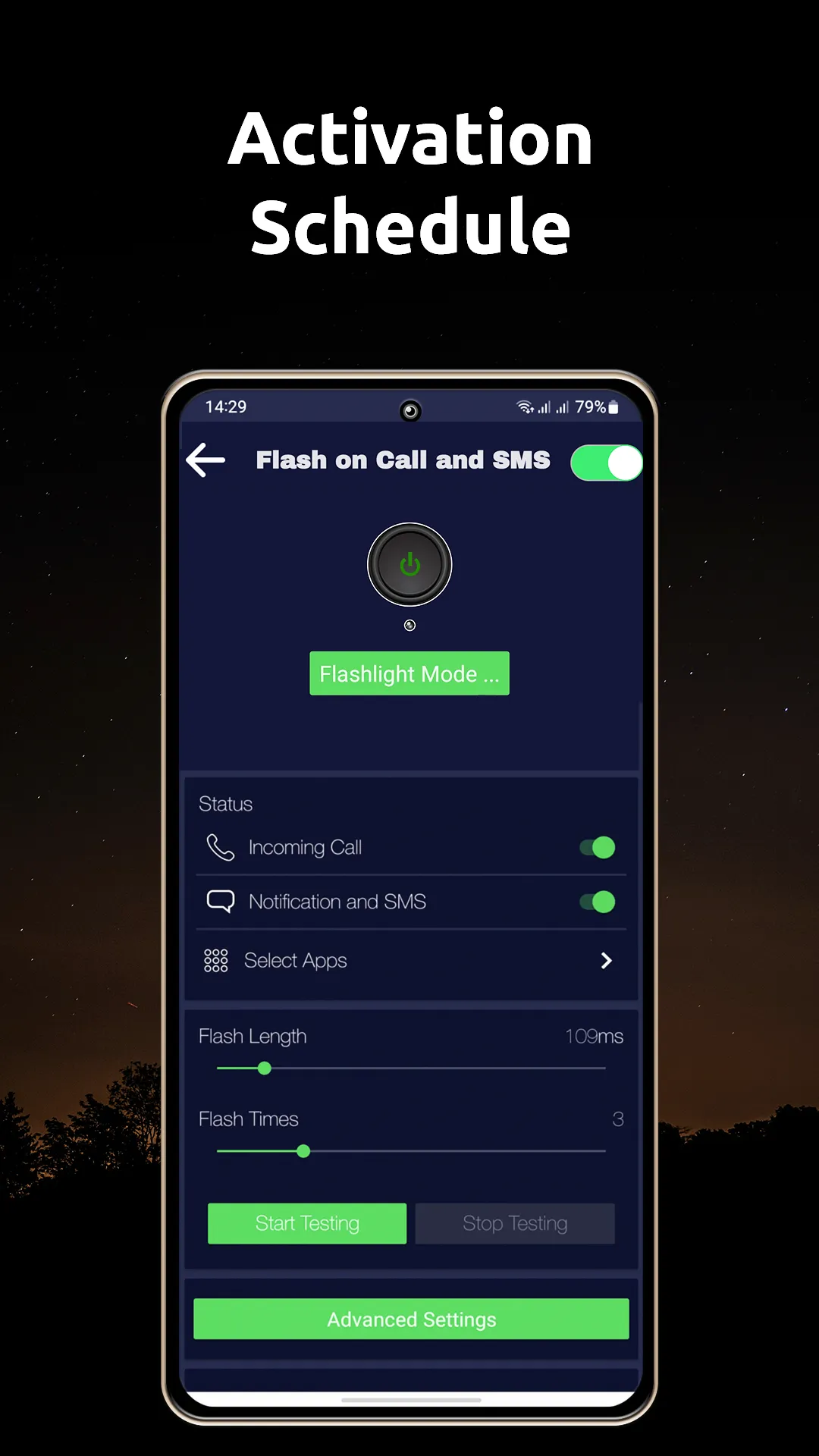 Flash Alerts on Call and SMS | Indus Appstore | Screenshot