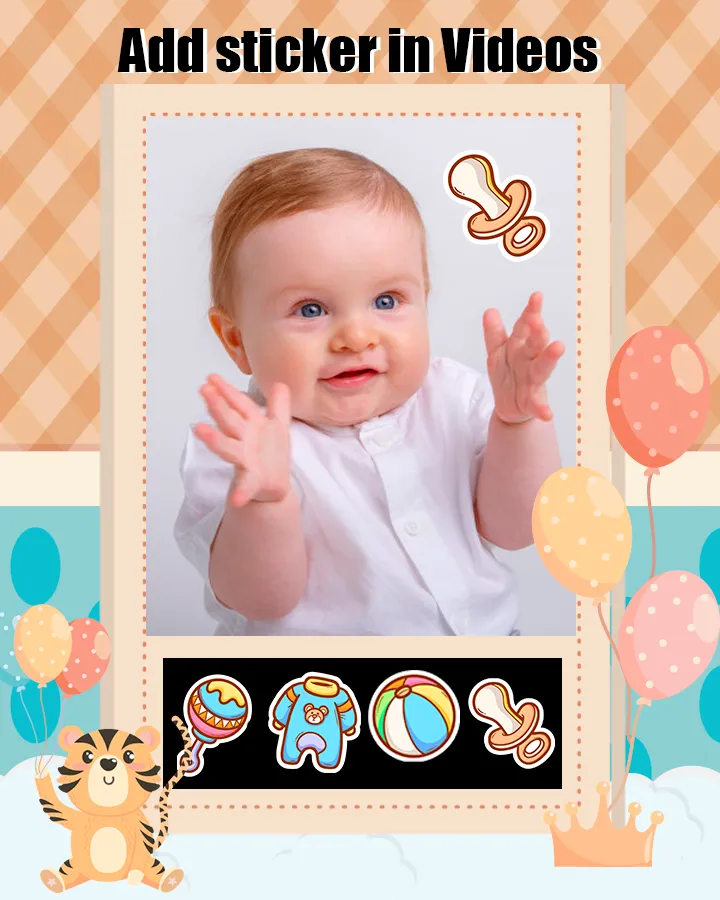 Baby video maker with song | Indus Appstore | Screenshot