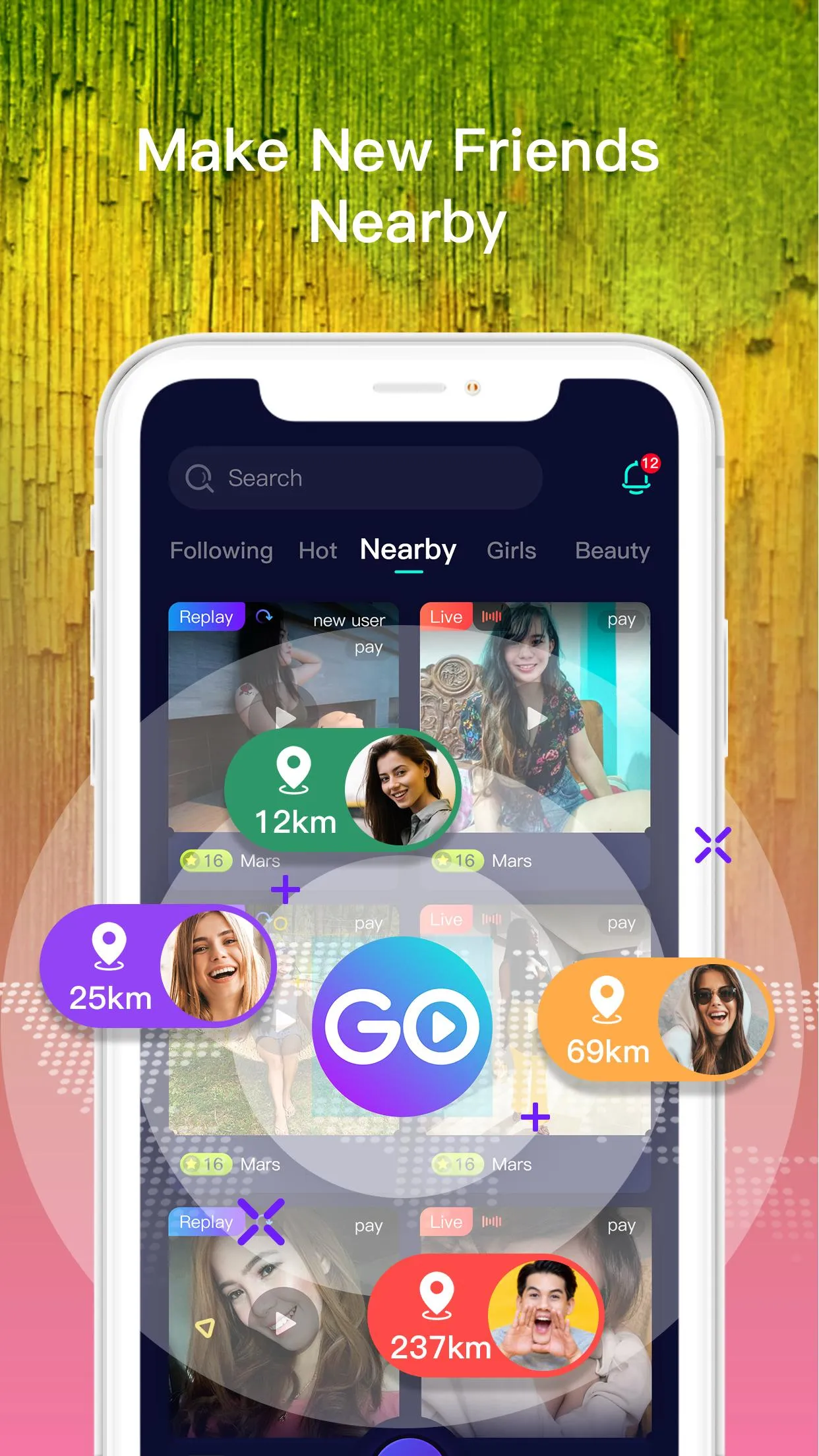 GOGO LIVE Streaming Video Chat | Indus Appstore | Screenshot