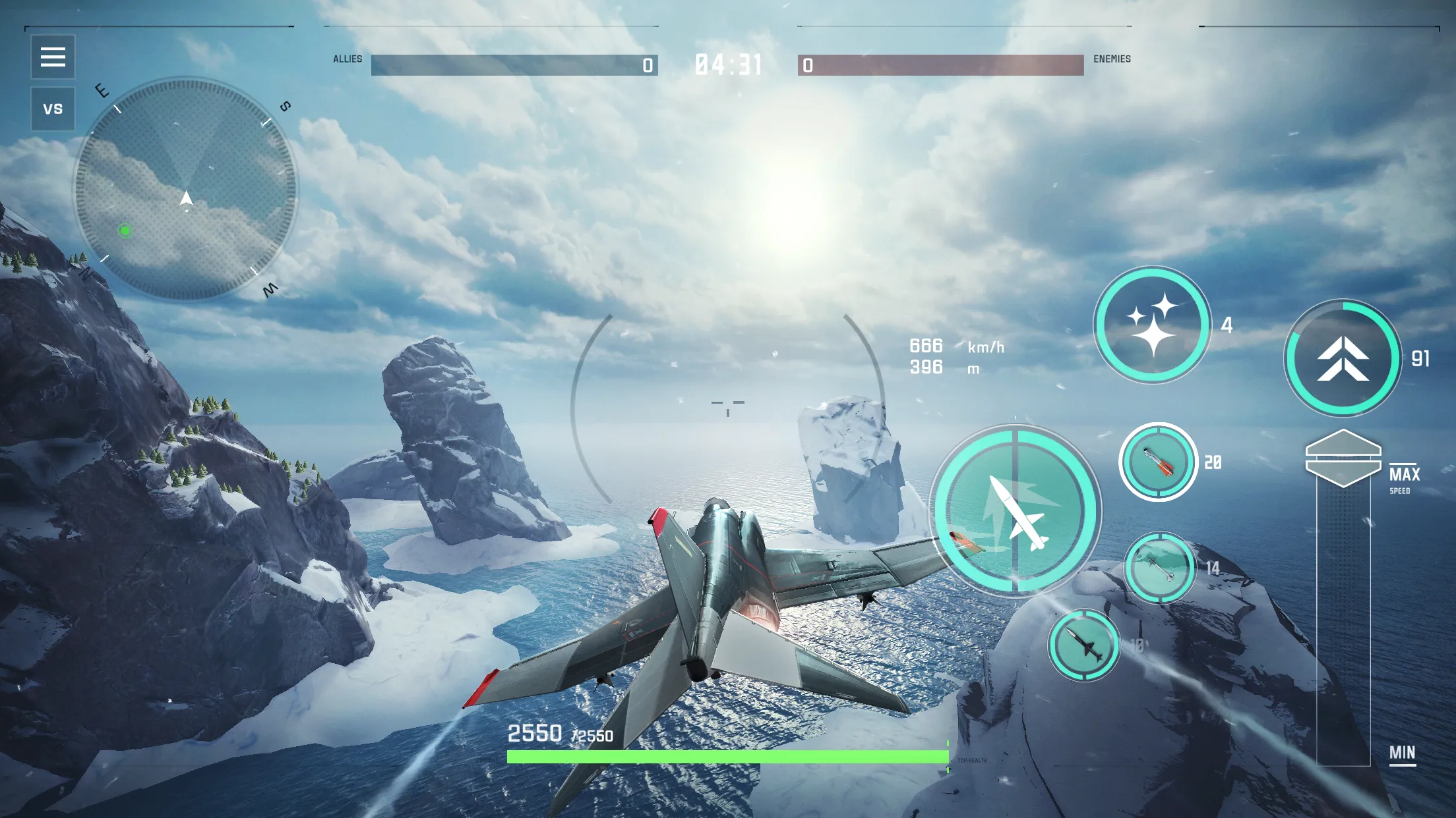 Sky Combat 2: Air Combat PvP | Indus Appstore | Screenshot