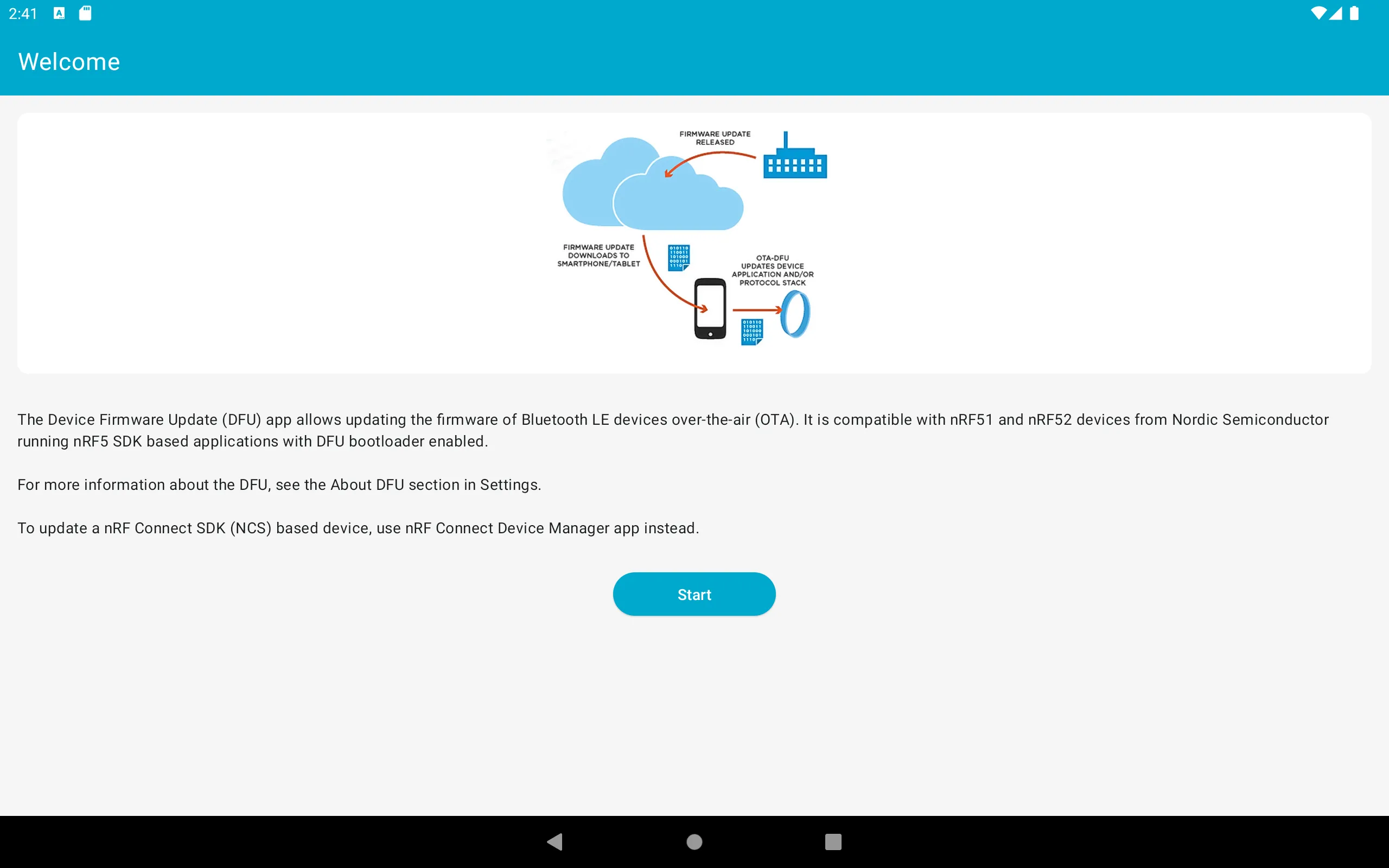 nRF Device Firmware Update | Indus Appstore | Screenshot