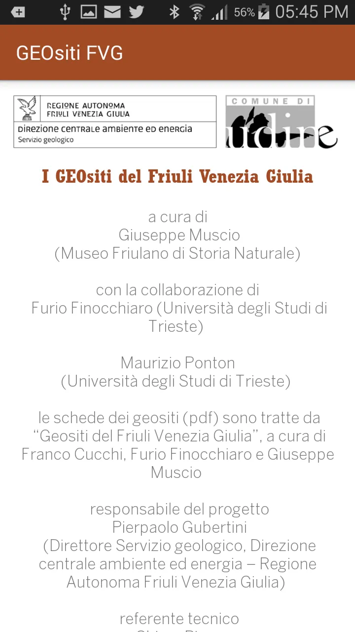 GEOsiti  Friuli Venezia Giulia | Indus Appstore | Screenshot