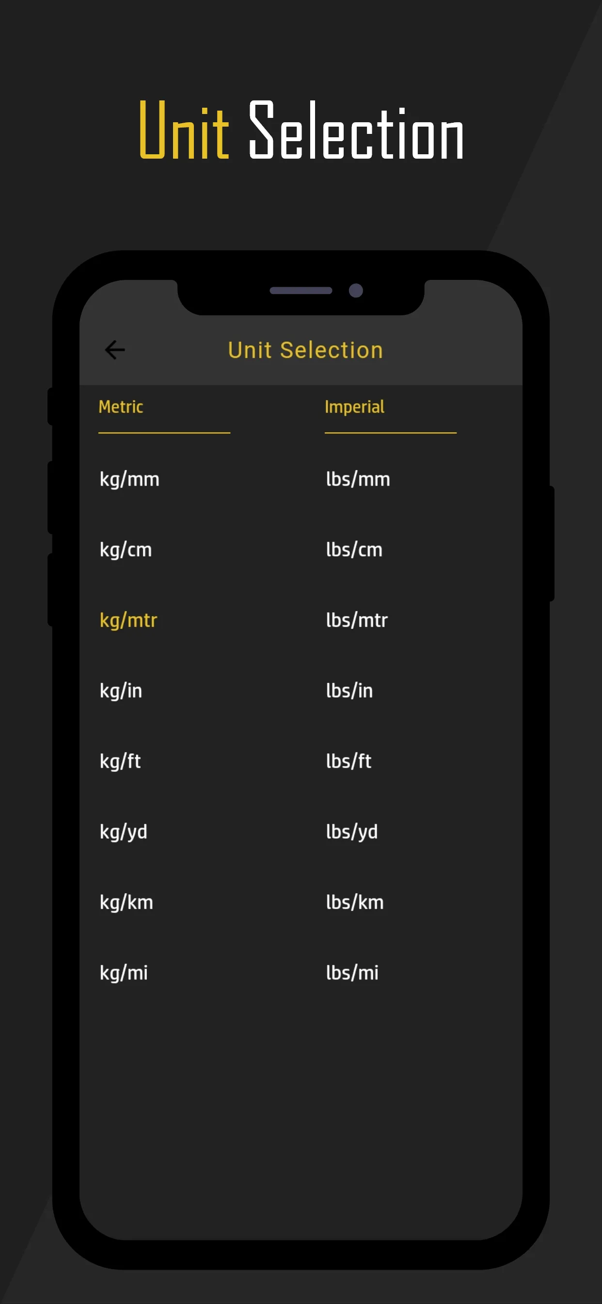 Metal Weight Calculator | Indus Appstore | Screenshot