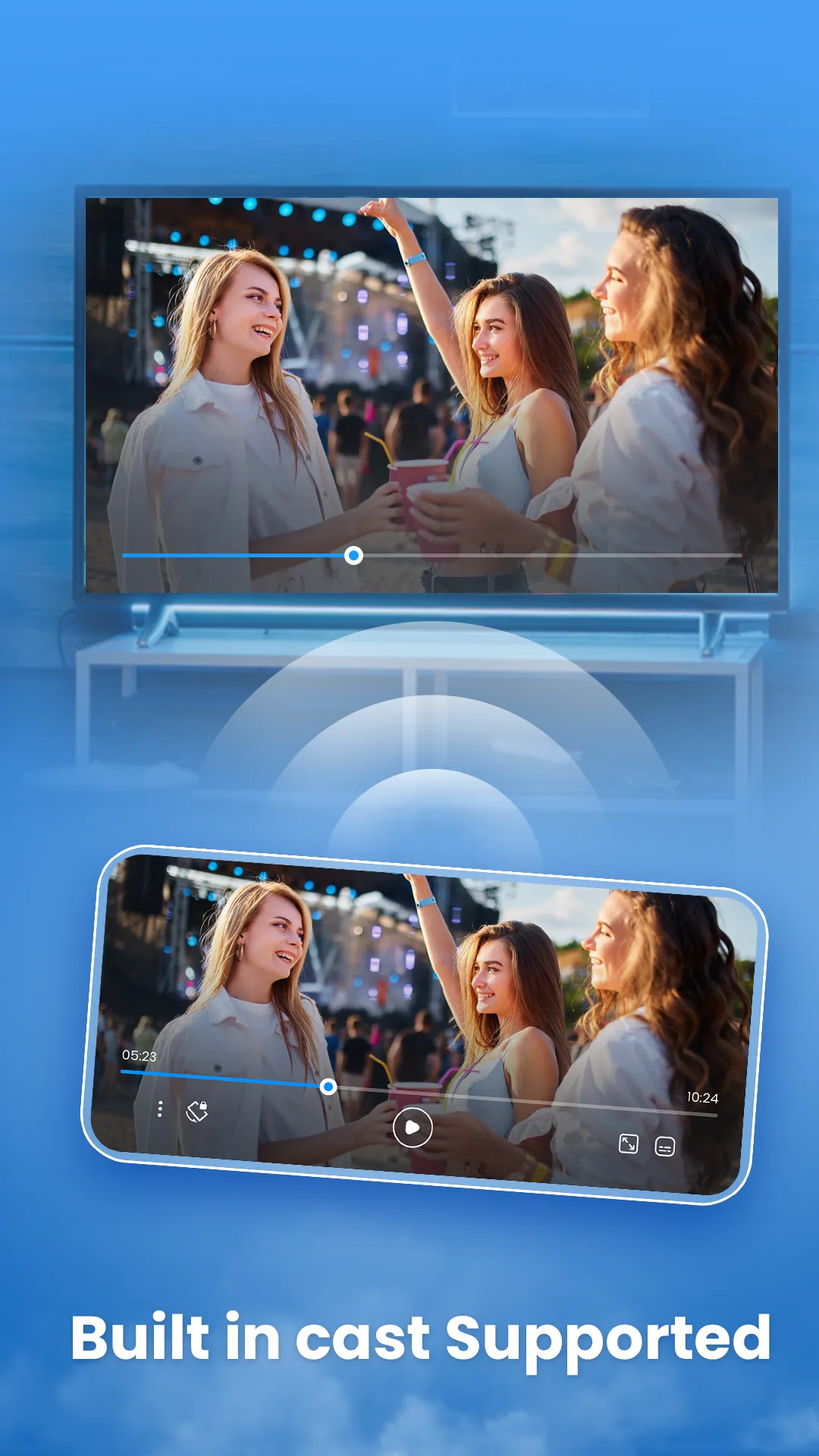 Blue Video Player | Indus Appstore | Screenshot