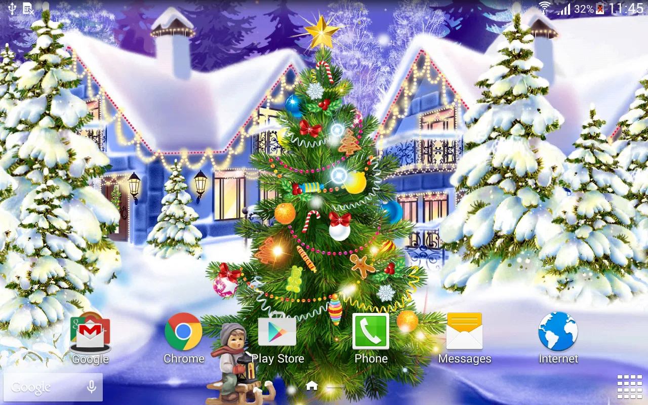 Christmas Rink Live Wallpaper | Indus Appstore | Screenshot