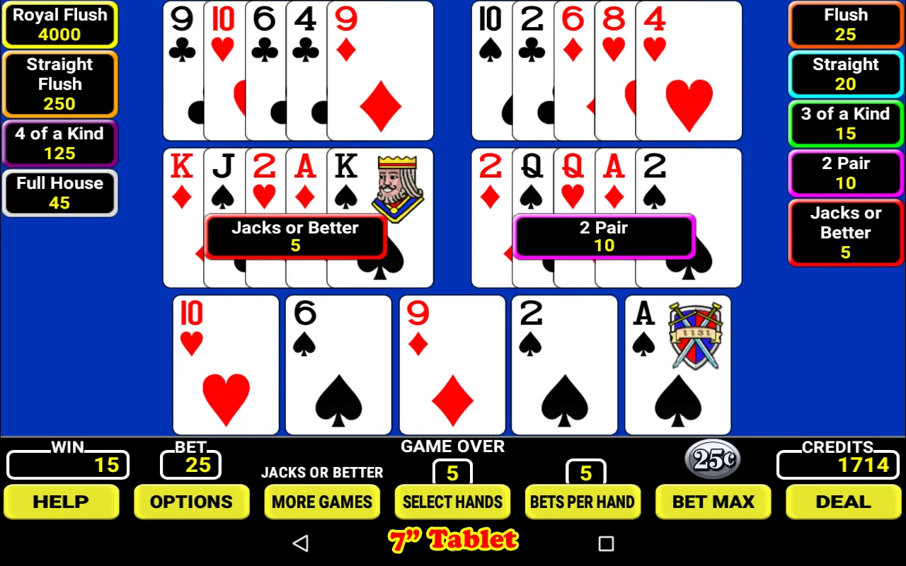 Five Play Poker | Indus Appstore | Screenshot