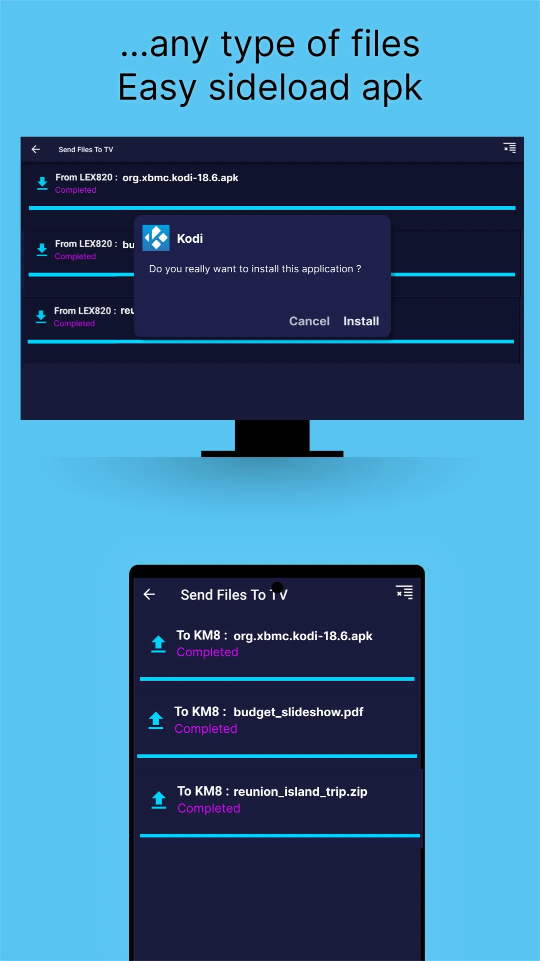 Send files to TV | Indus Appstore | Screenshot