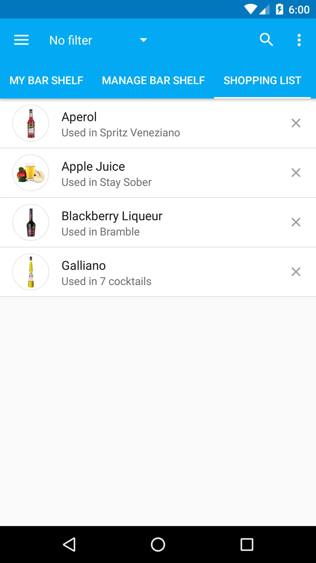 My Cocktail Bar | Indus Appstore | Screenshot