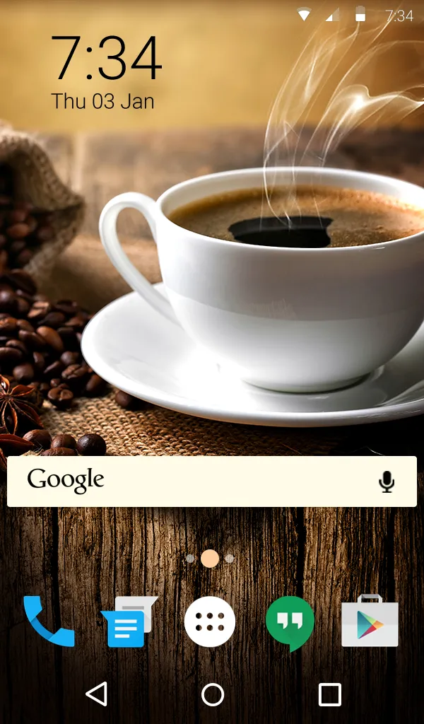 Coffee Live Wallpaper Theme | Indus Appstore | Screenshot